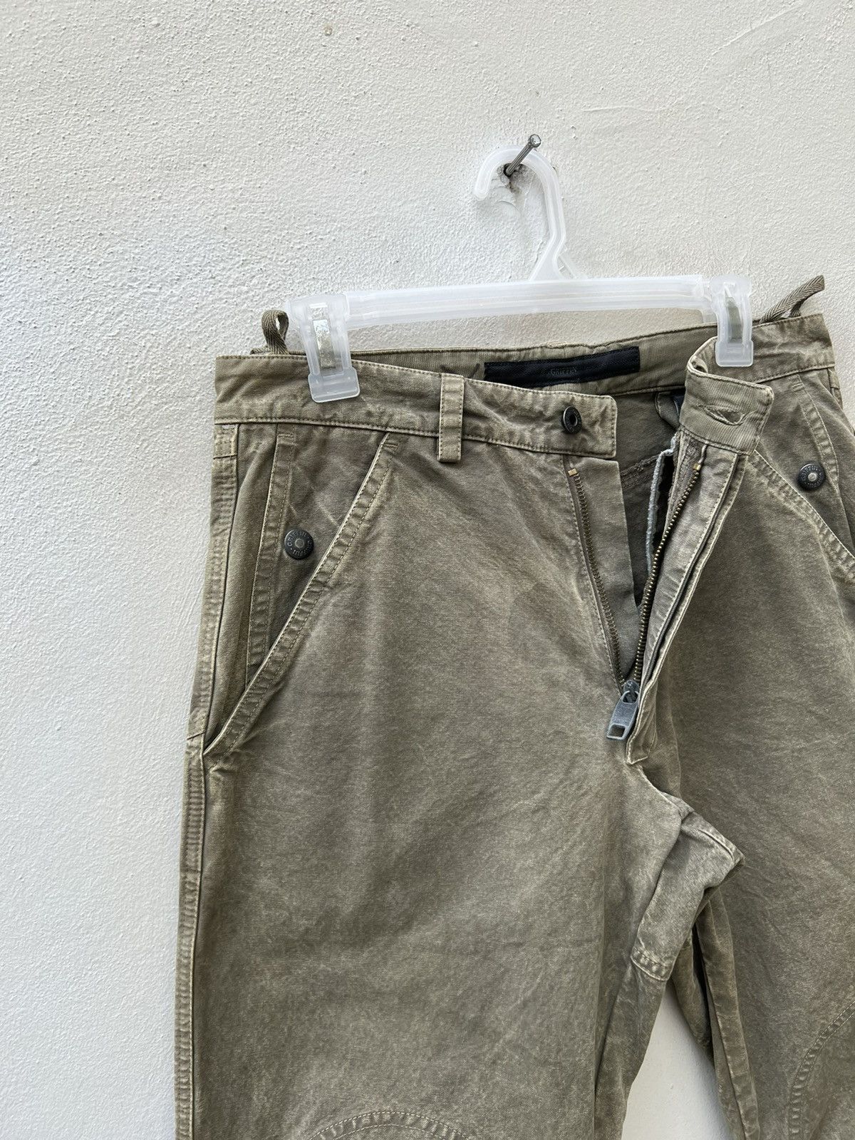 Griffin Vintage Griffin Made in Italy Waxed Tactical Trouser Pant Size US 30 / EU 46 - 9 Thumbnail