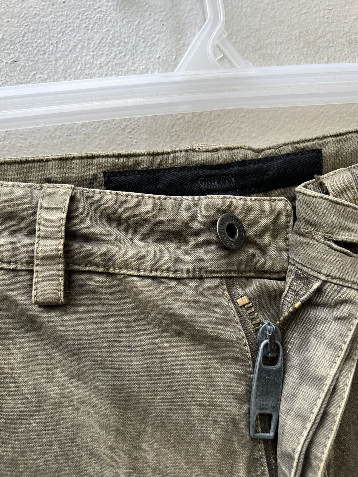 Griffin Vintage Griffin Made in Italy Waxed Tactical Trouser Pant Size US 30 / EU 46 - 8 Thumbnail