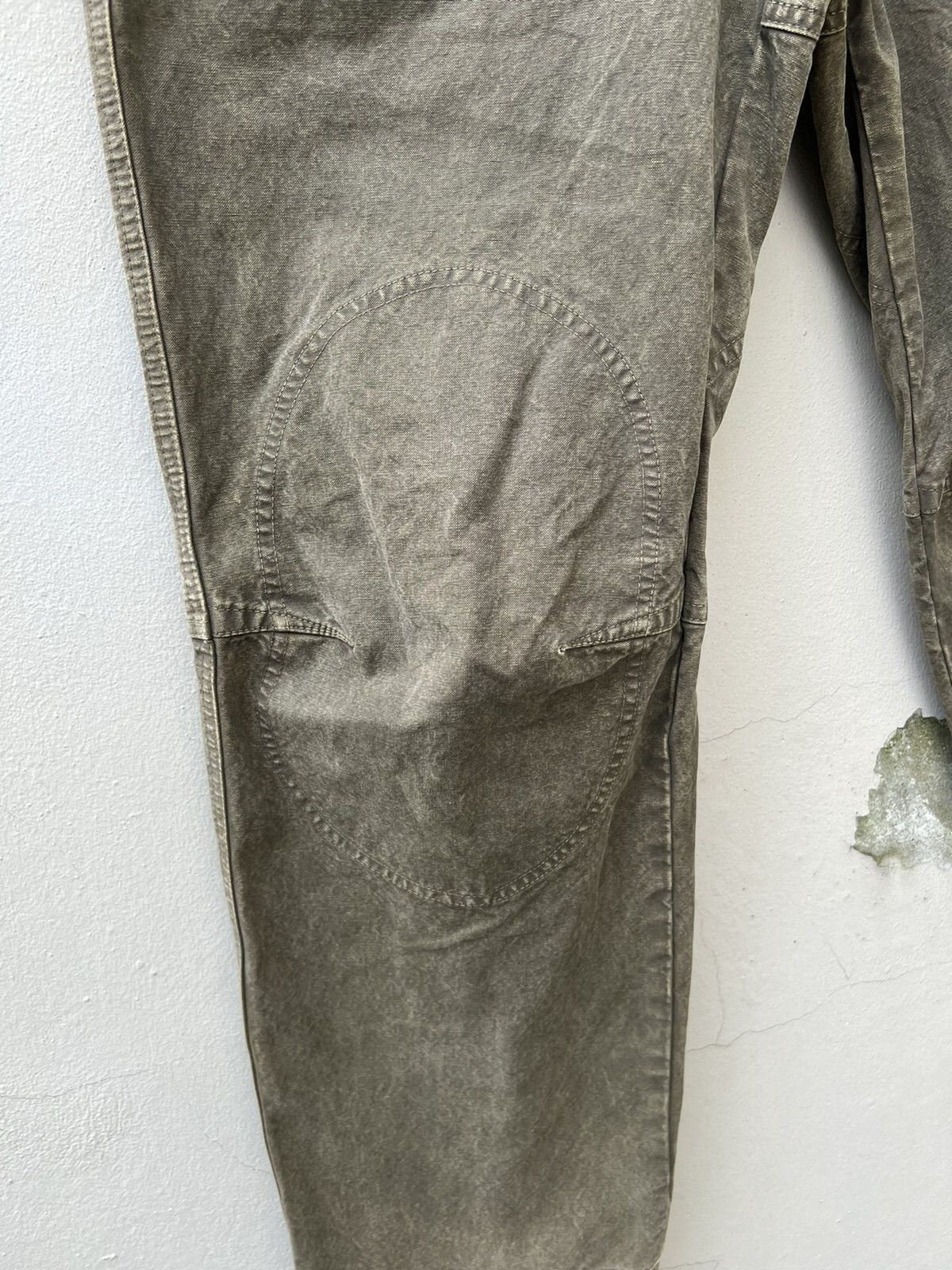 Griffin Vintage Griffin Made in Italy Waxed Tactical Trouser Pant Size US 30 / EU 46 - 10 Thumbnail