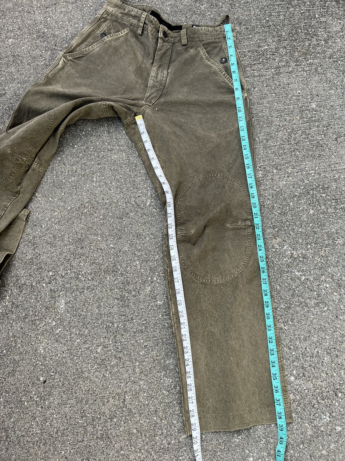 Griffin Vintage Griffin Made in Italy Waxed Tactical Trouser Pant Size US 30 / EU 46 - 4 Thumbnail
