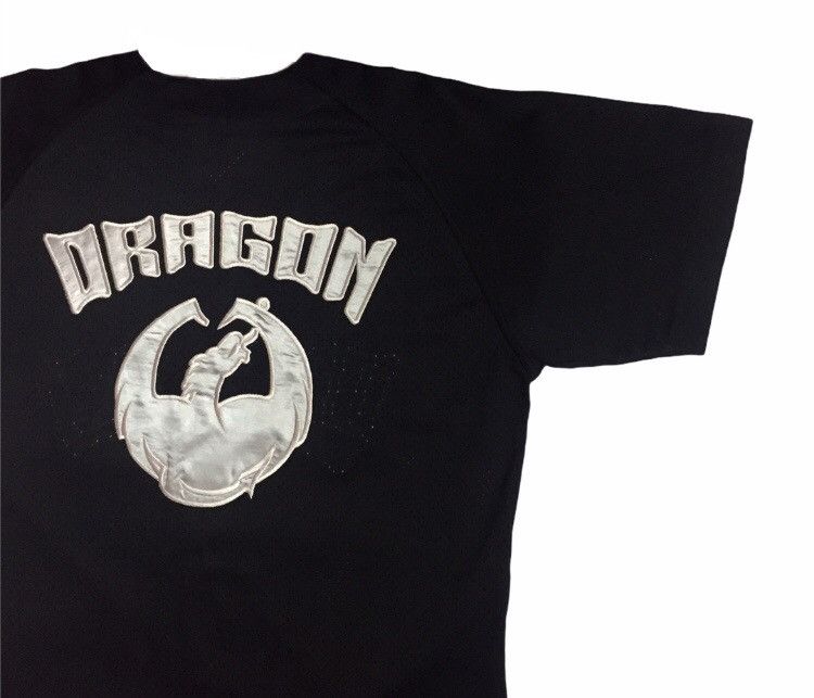Welcome Skateboards VINTAGE 90s DRAGON SKATEBOARDS BIG LOGO BASEBALL JERSEY Size US L / EU 52-54 / 3 - 7 Thumbnail