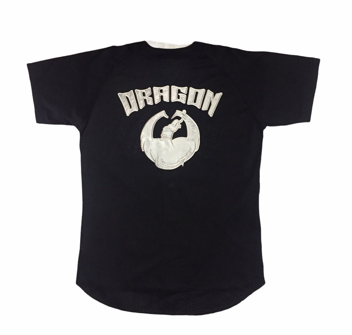 Welcome Skateboards VINTAGE 90s DRAGON SKATEBOARDS BIG LOGO BASEBALL JERSEY Size US L / EU 52-54 / 3 - 6 Thumbnail
