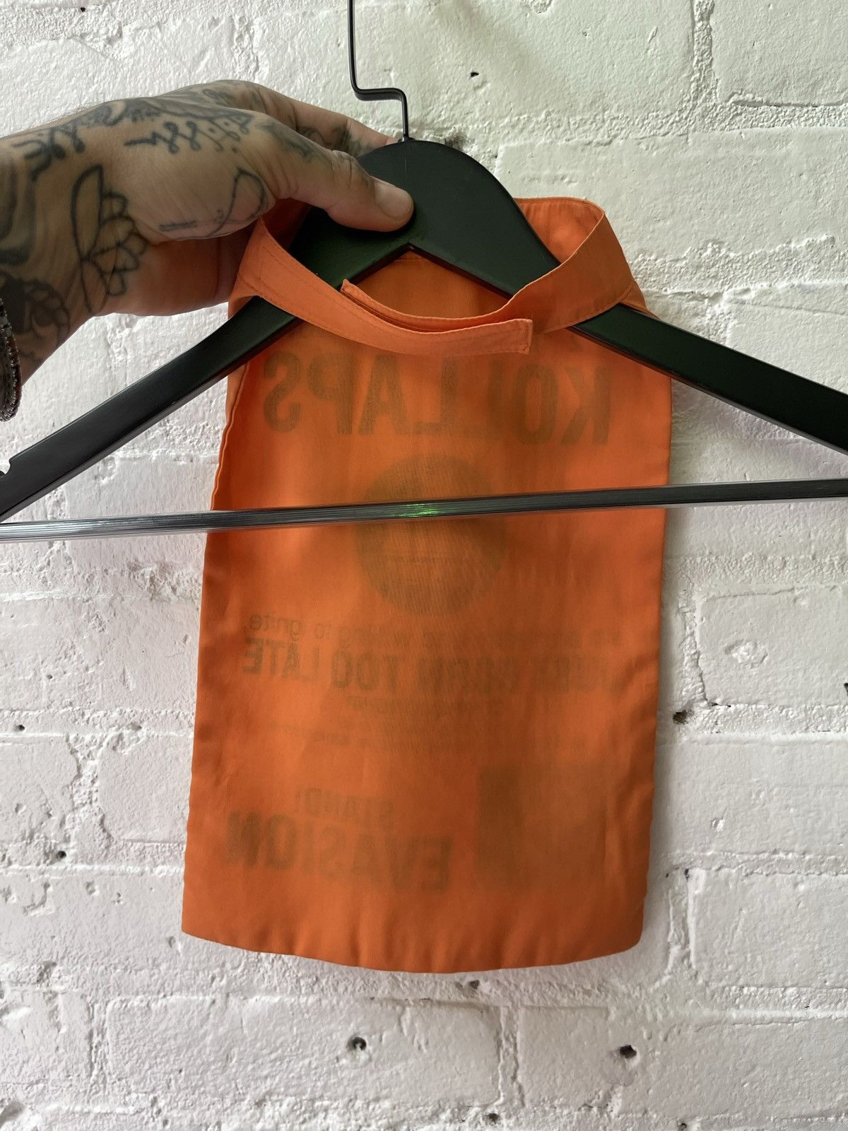 Raf Simons Raf Simons 02 Kollaps Scarf OWNED & Worn TRAVIS SCOTT Size ONE SIZE - 15 Thumbnail