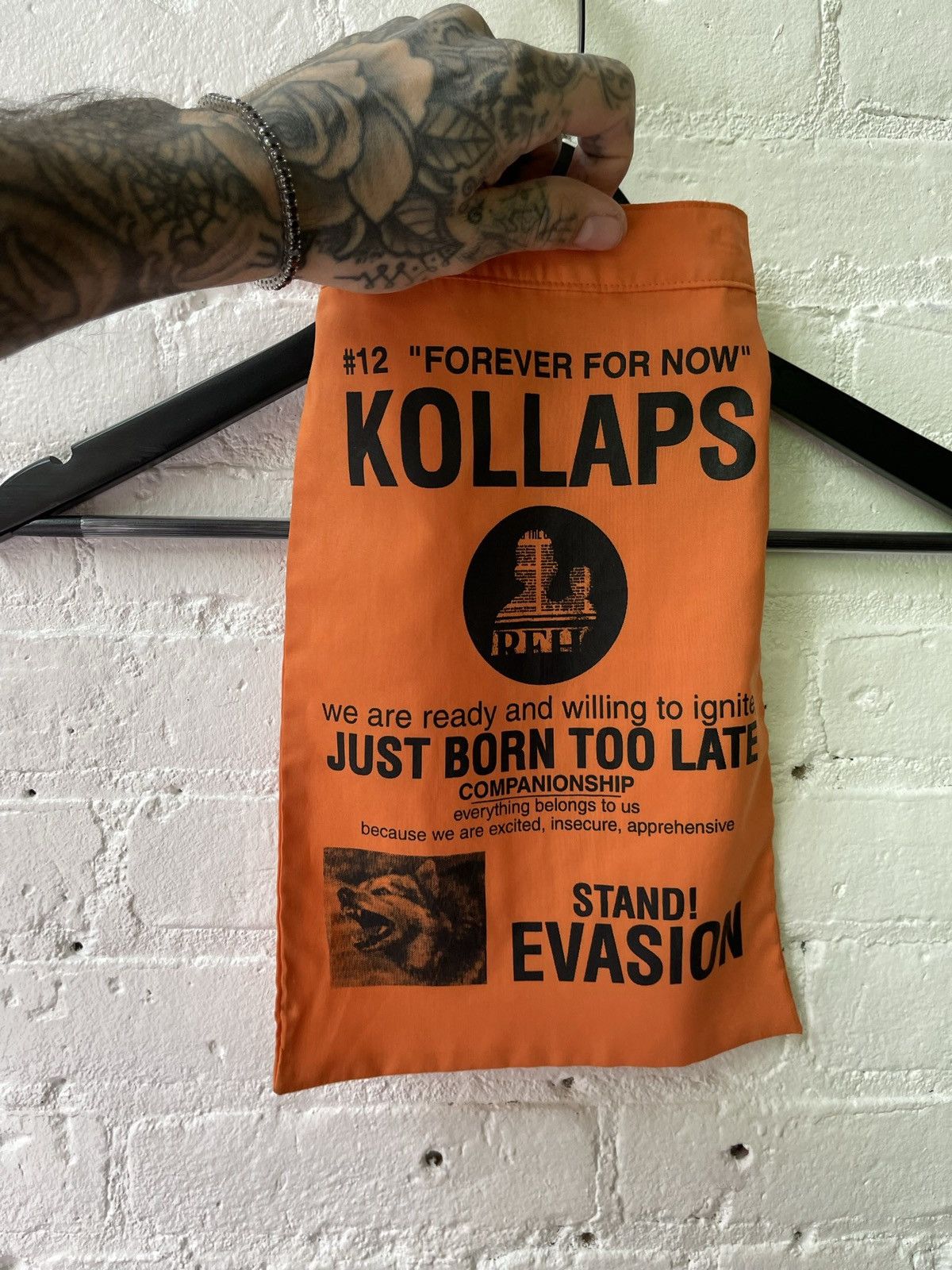 Raf Simons Raf Simons 02 Kollaps Scarf OWNED & Worn TRAVIS SCOTT Size ONE SIZE - 10 Thumbnail