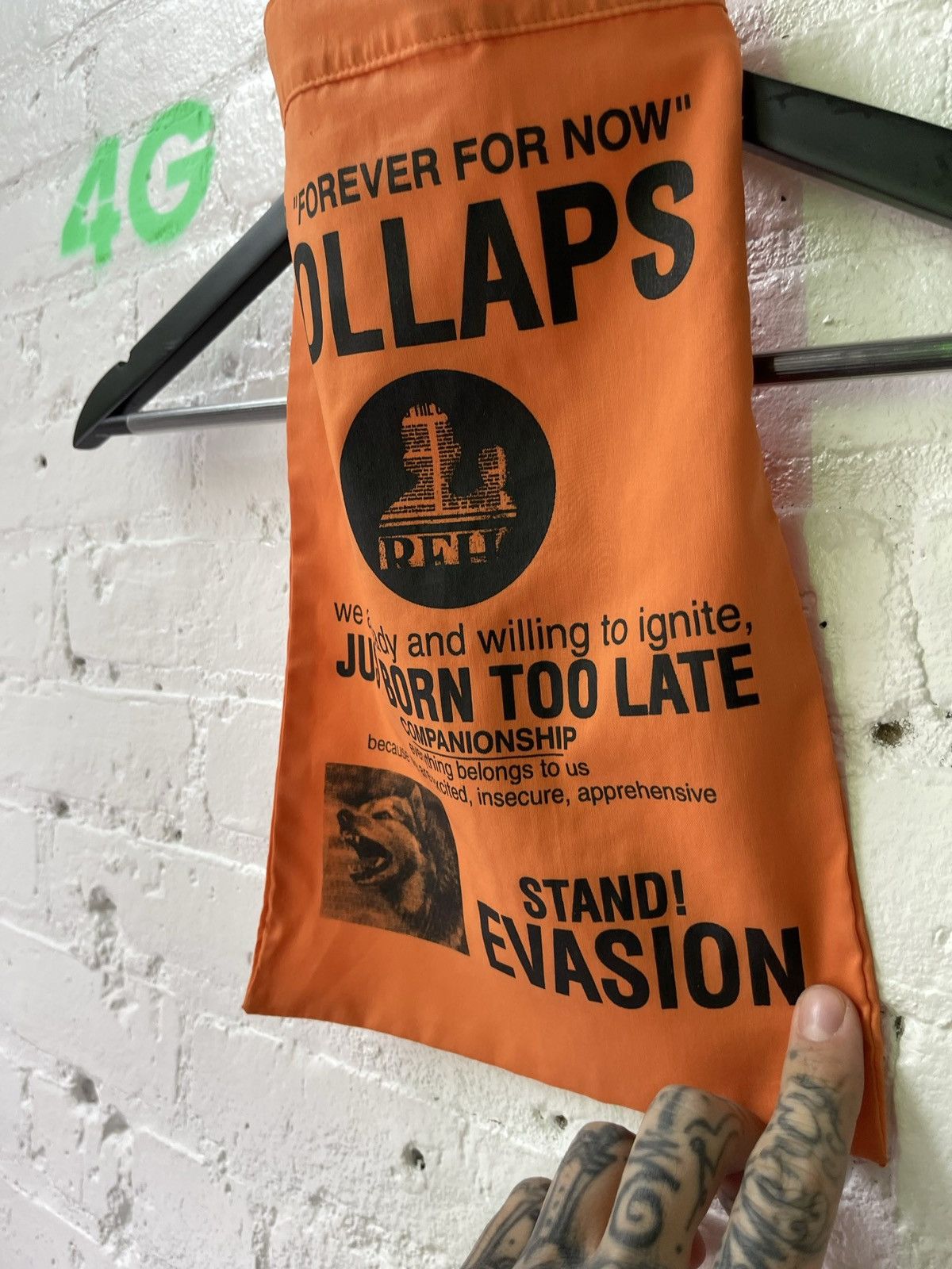 Raf Simons Raf Simons 02 Kollaps Scarf OWNED & Worn TRAVIS SCOTT Size ONE SIZE - 12 Thumbnail