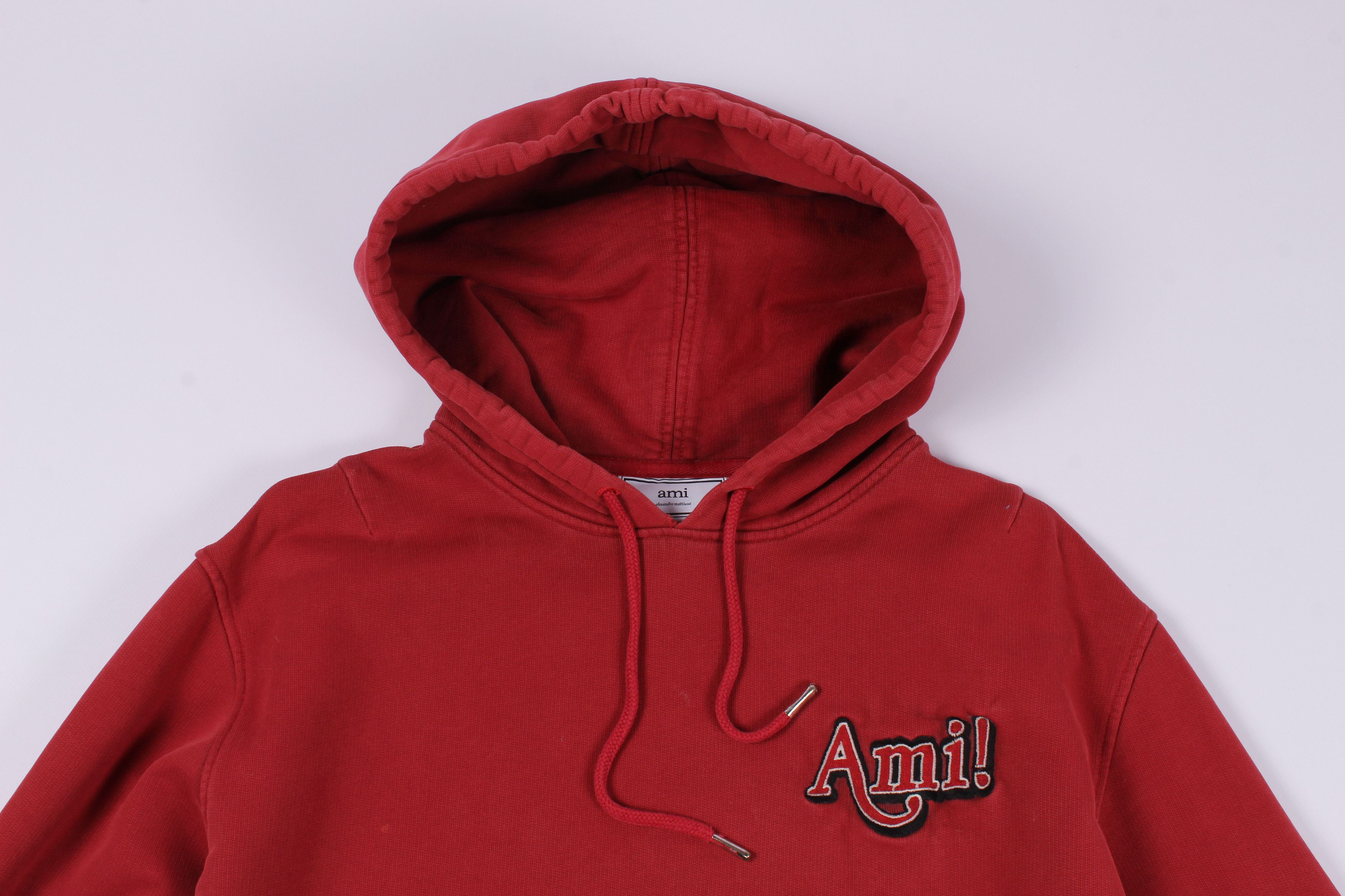 AMI Alexandre Mattiussi AMI Distressed Hoodie Size US S / EU 44-46 / 1 - 2 Thumbnail