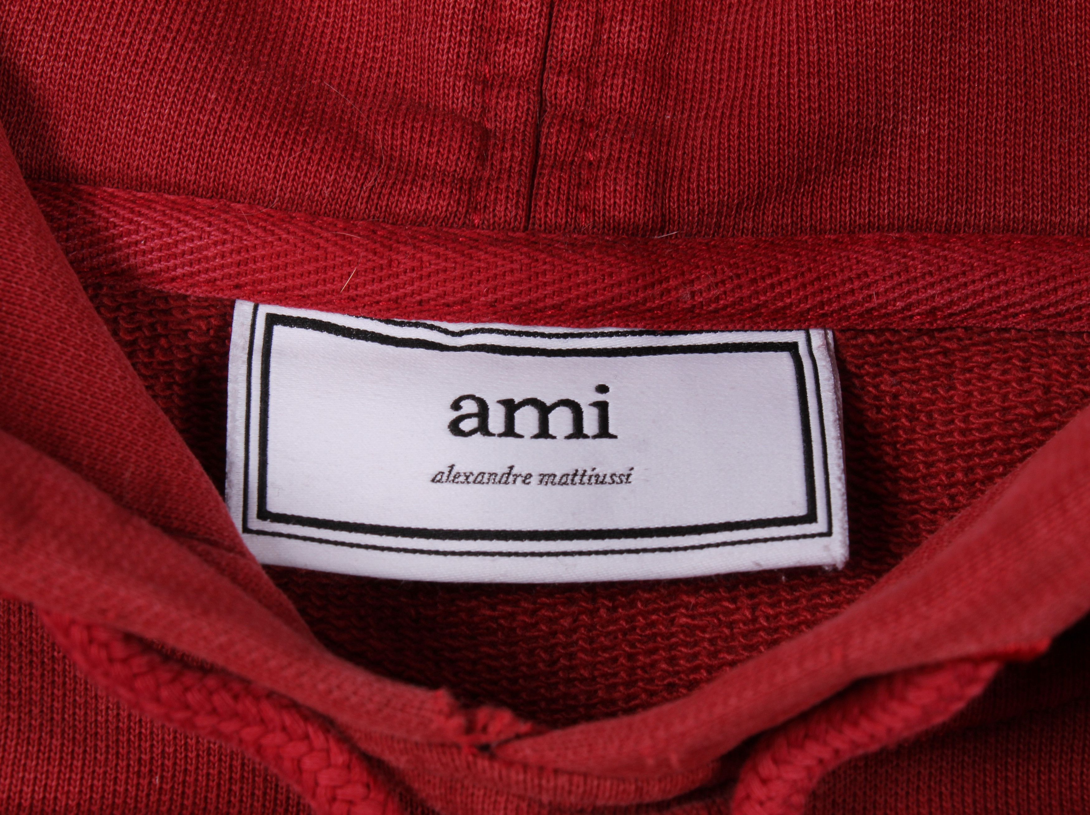 AMI Alexandre Mattiussi AMI Distressed Hoodie Size US S / EU 44-46 / 1 - 7 Thumbnail