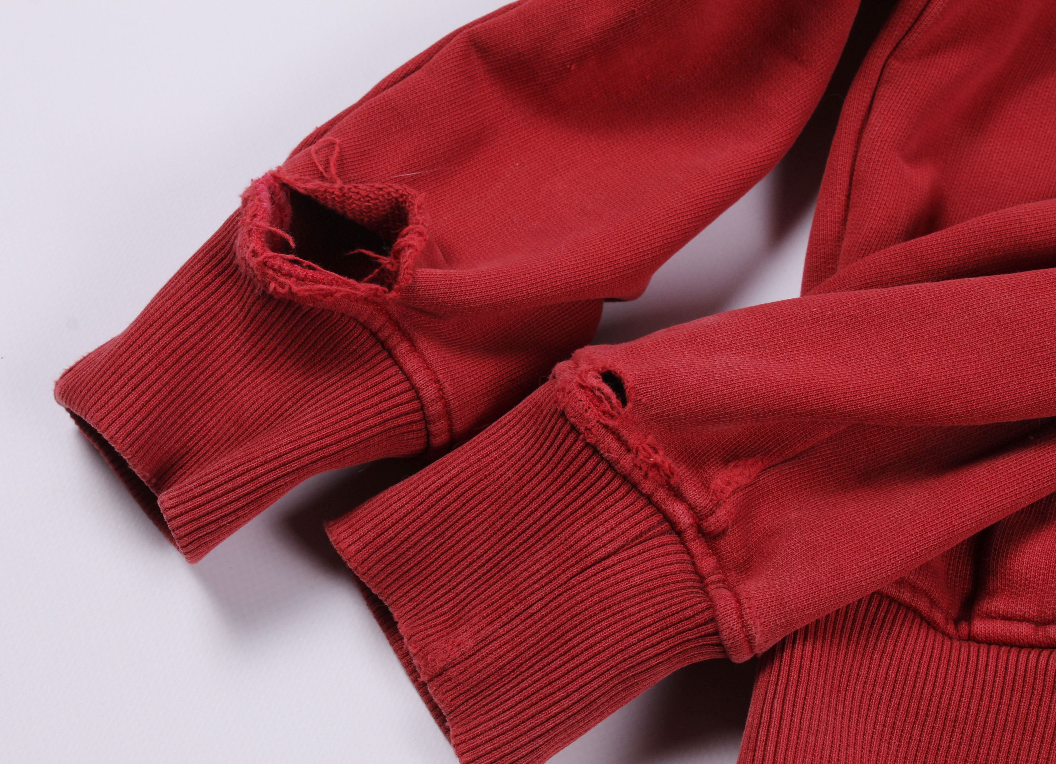 AMI Alexandre Mattiussi AMI Distressed Hoodie Size US S / EU 44-46 / 1 - 6 Thumbnail