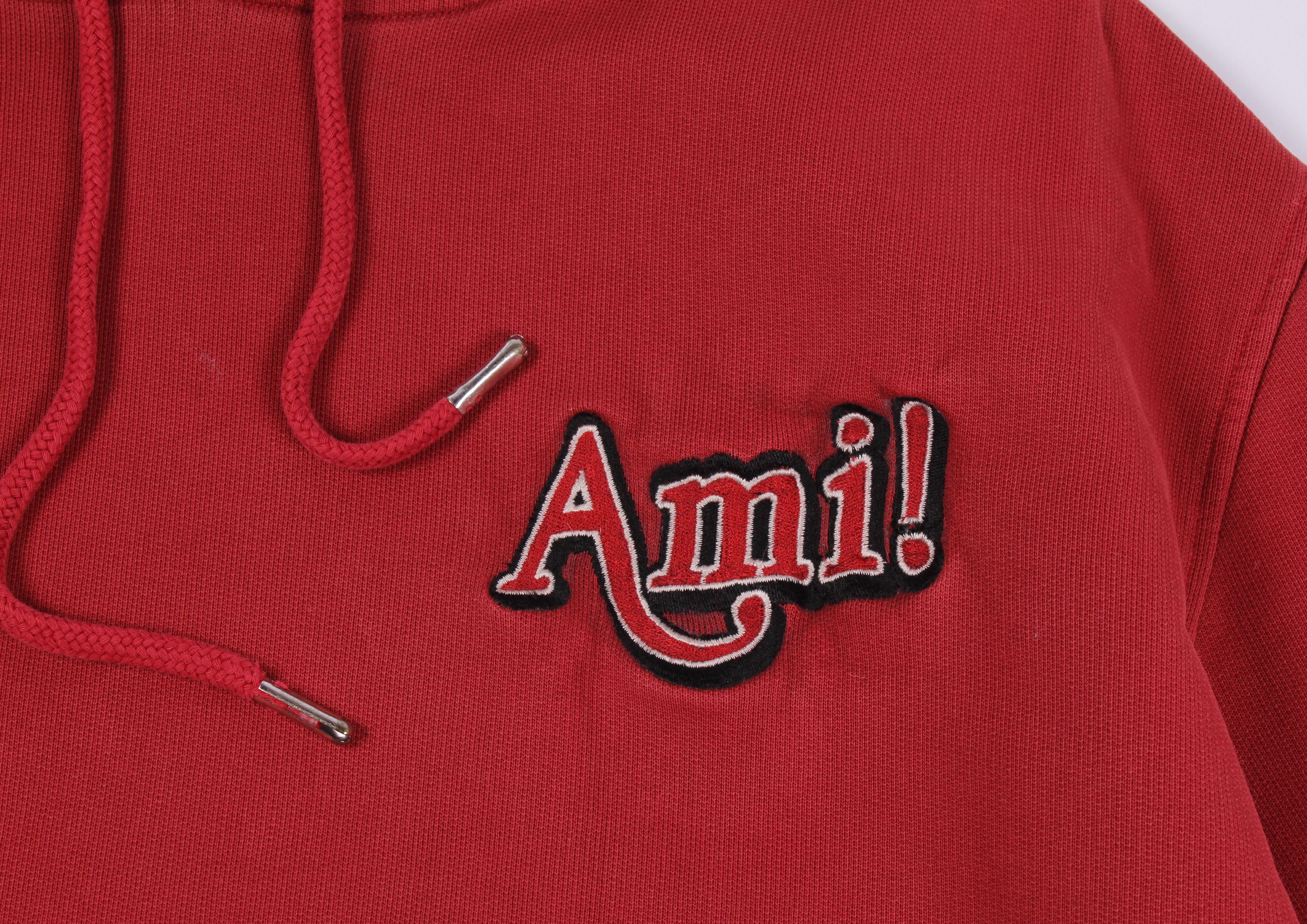 AMI Alexandre Mattiussi AMI Distressed Hoodie Size US S / EU 44-46 / 1 - 3 Thumbnail
