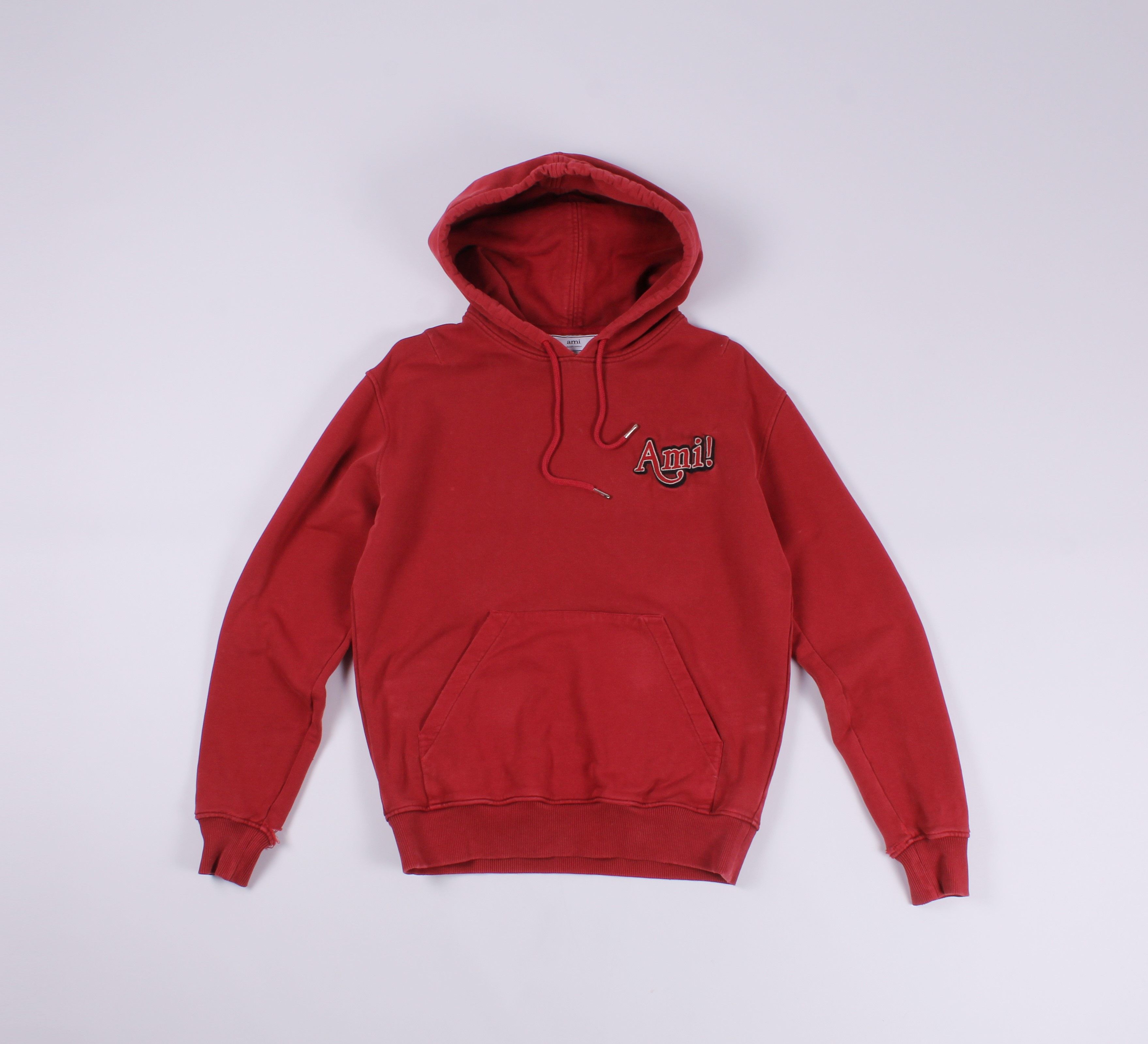 AMI Alexandre Mattiussi AMI Distressed Hoodie Size US S / EU 44-46 / 1 - 1 Thumbnail