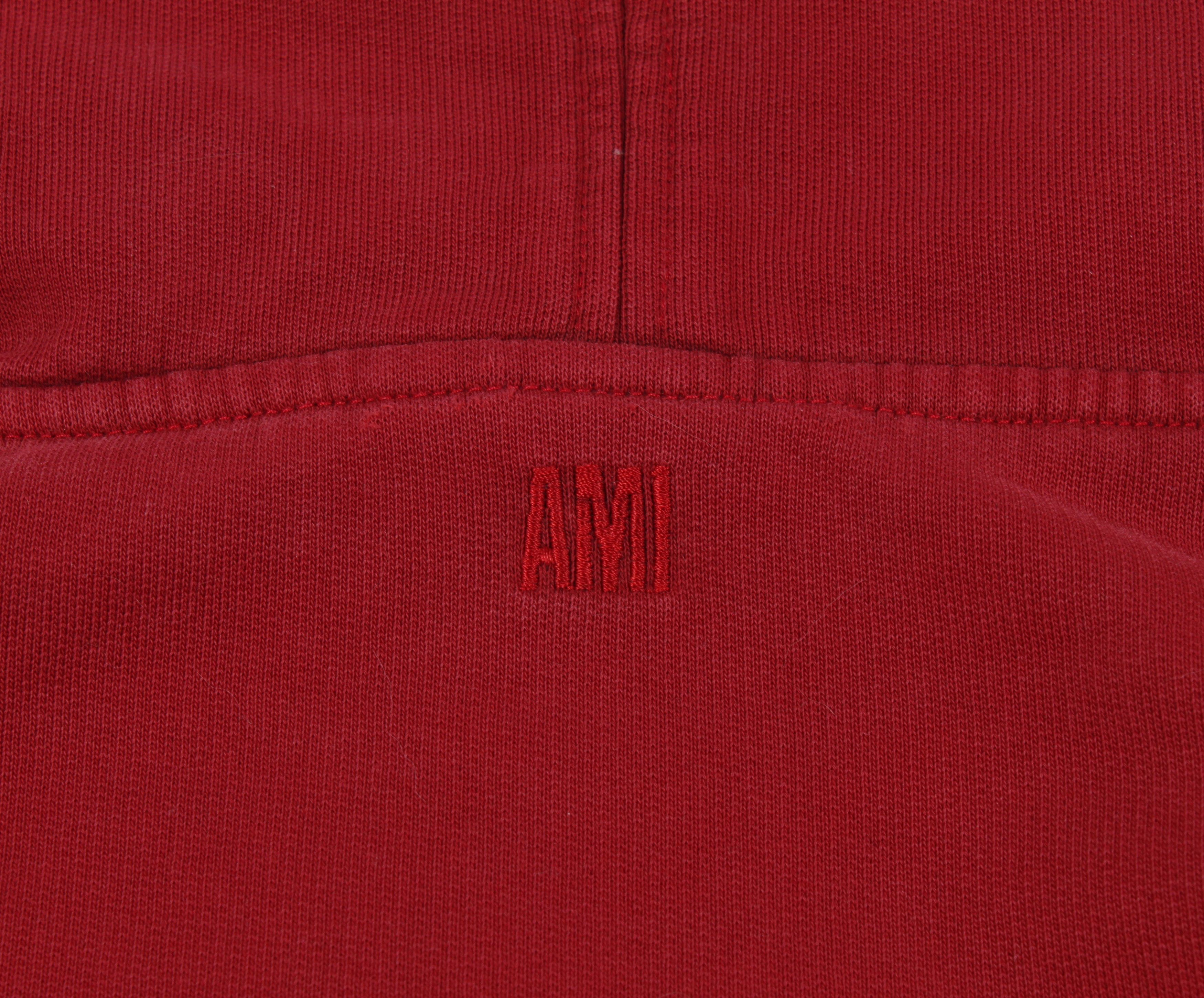 AMI Alexandre Mattiussi AMI Distressed Hoodie Size US S / EU 44-46 / 1 - 11 Thumbnail