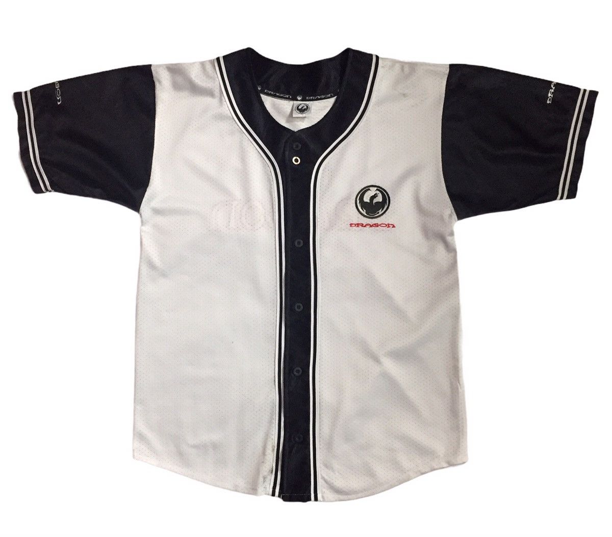 Santa Cruz Skateboards VINTAGE 90s DRAGON SKATEBOARDS BIG LOGO BASEBALL JERSEY Size US L / EU 52-54 / 3 - 1 Thumbnail