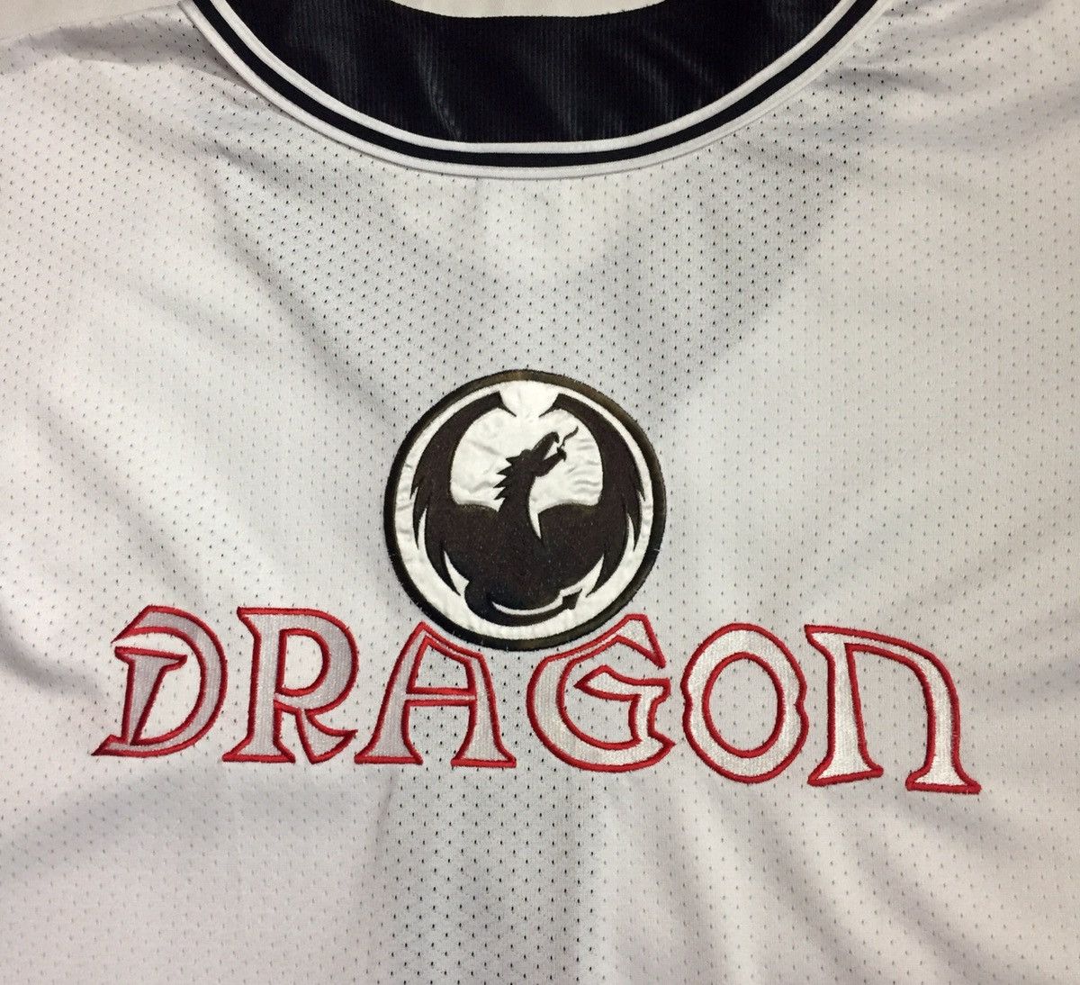 Santa Cruz Skateboards VINTAGE 90s DRAGON SKATEBOARDS BIG LOGO BASEBALL JERSEY Size US L / EU 52-54 / 3 - 9 Thumbnail