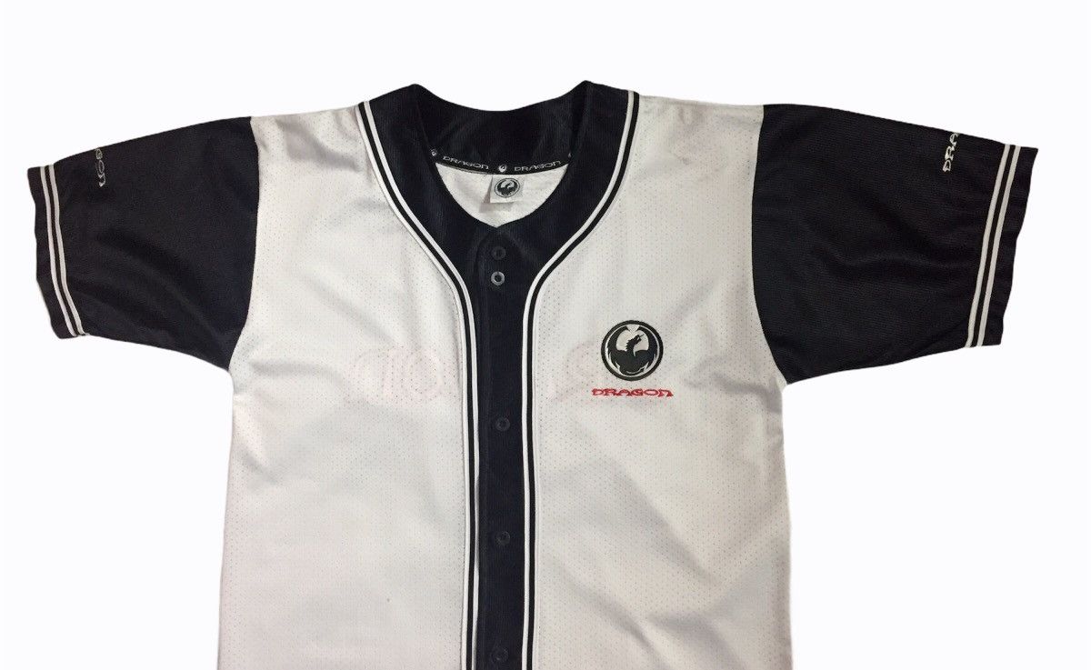 Santa Cruz Skateboards VINTAGE 90s DRAGON SKATEBOARDS BIG LOGO BASEBALL JERSEY Size US L / EU 52-54 / 3 - 2 Thumbnail