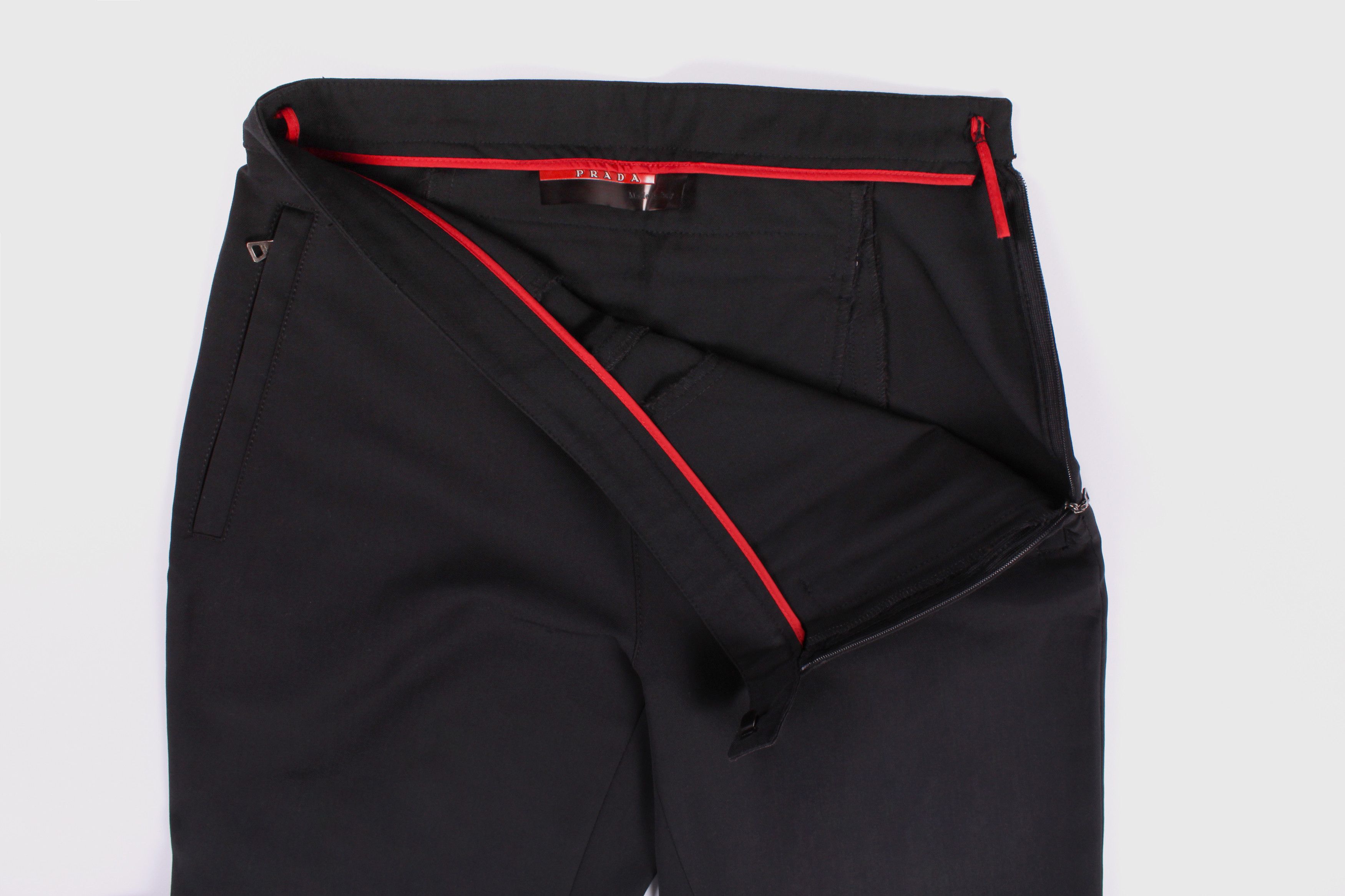 Prada Prada Sport Red Tab Pants Size 27" / US 4 / IT 40 - 2 Thumbnail