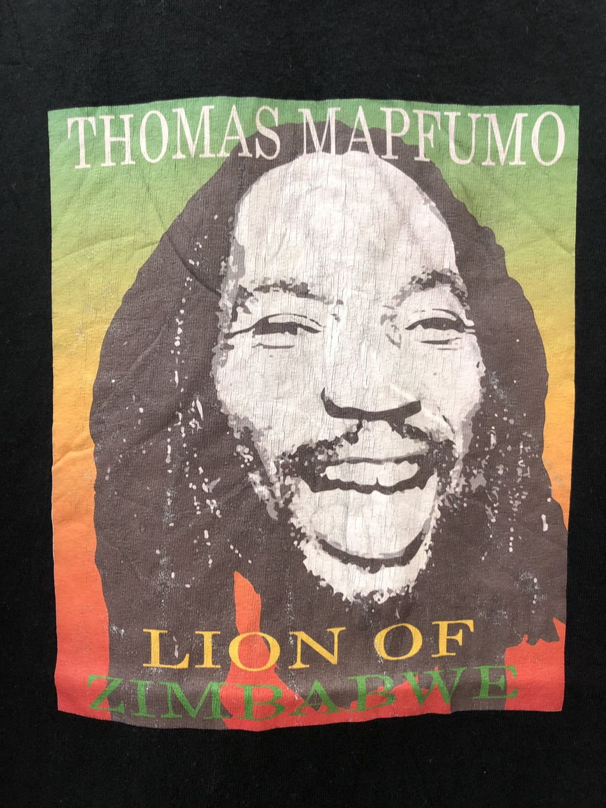 Band Tees × Bob Marley Thomas Mapfumo - Lion on Zimbabwe Size US L / EU 52-54 / 3 - 3 Thumbnail