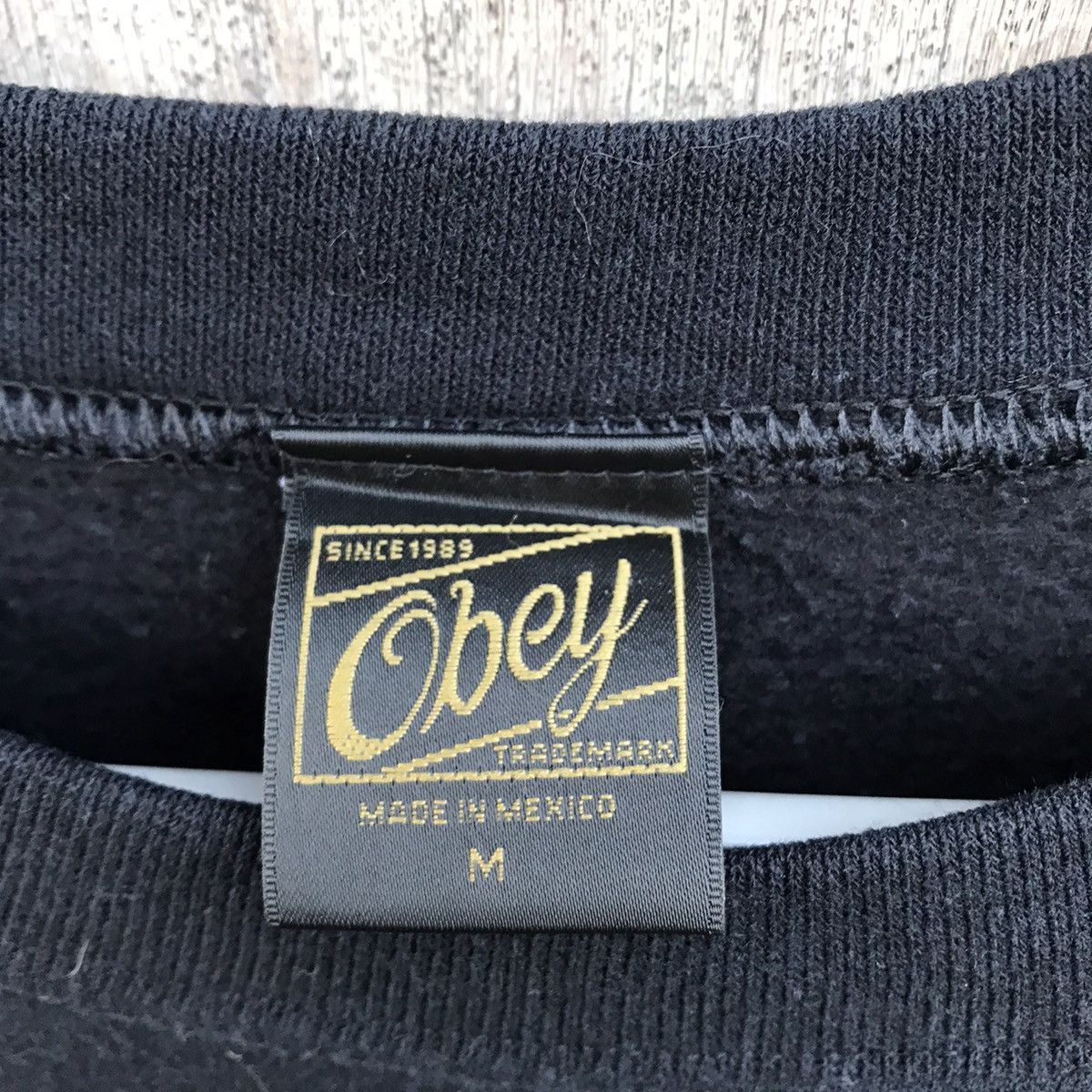 Obey × Vintage Vintage Obey Posse Spell Out Crewneck Sweatshirt Big Logo Size US M / EU 48-50 / 2 - 5 Thumbnail