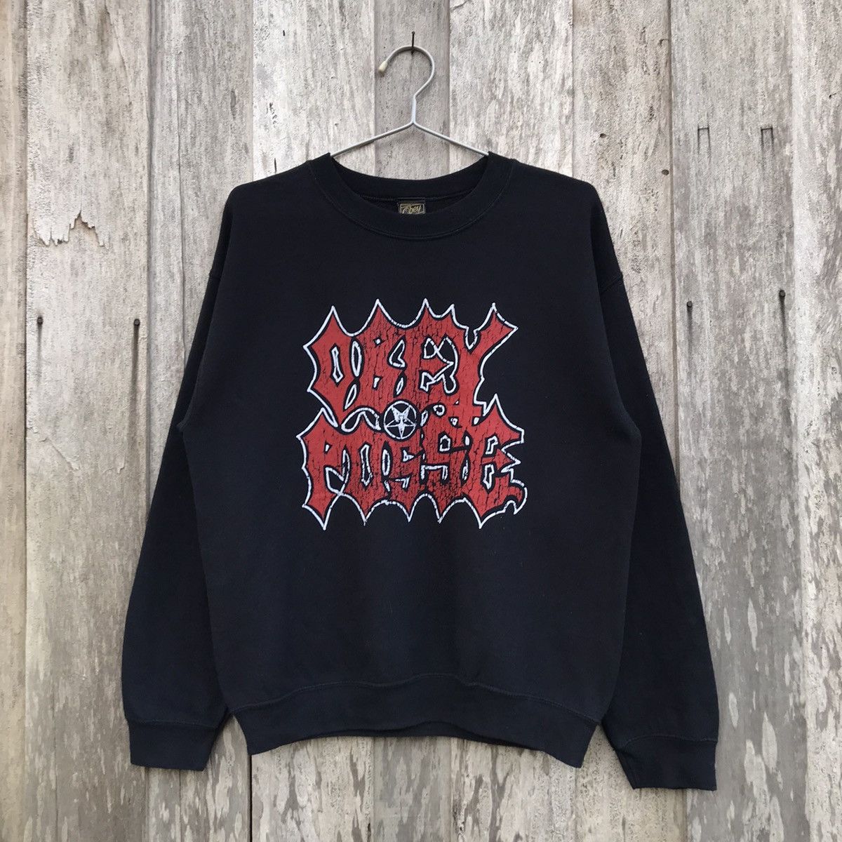 Obey × Vintage Vintage Obey Posse Spell Out Crewneck Sweatshirt Big Logo Size US M / EU 48-50 / 2 - 1 Thumbnail