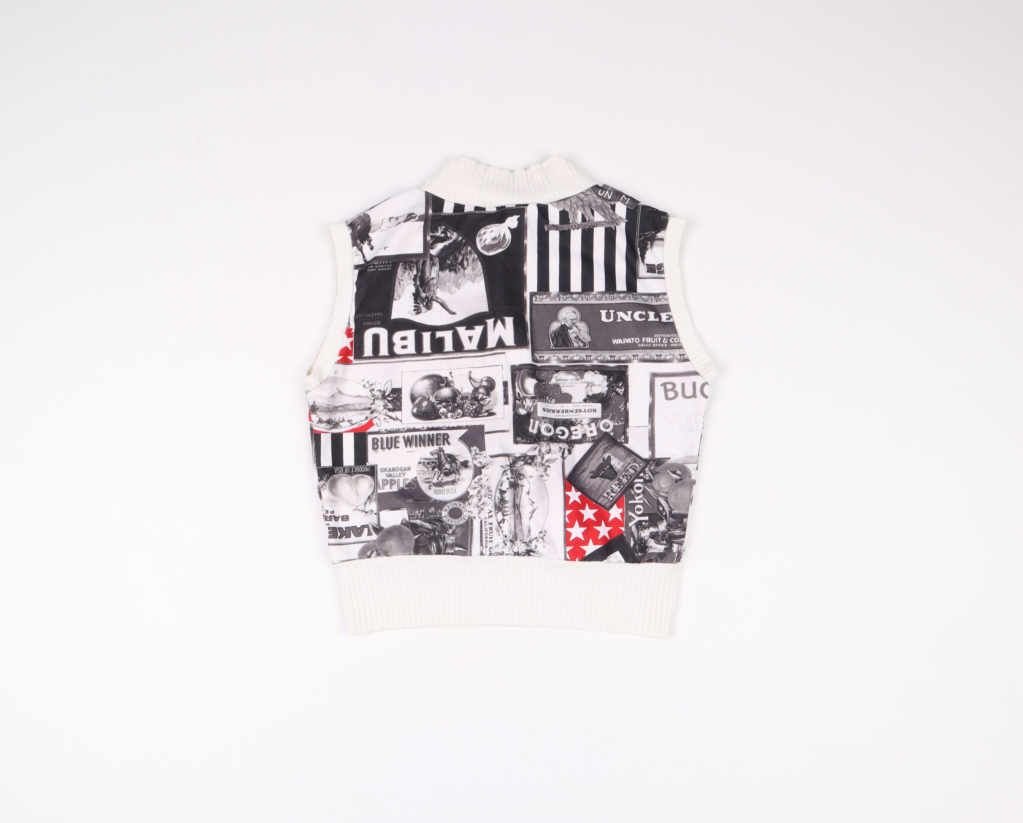 Vintage Vintage Good Mode Gazette Print Y2K Top Galliano style Size S / US 4 / IT 40 - 8 Thumbnail