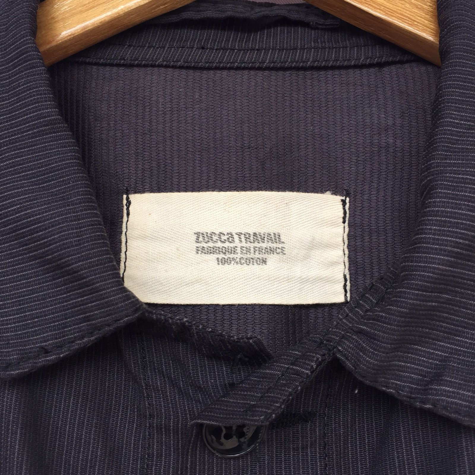 CABANE de ZUCCa Zucca 🇯🇵 Small Hickory Striped Worker Light Jacket Size US M / EU 48-50 / 2 - 6 Thumbnail
