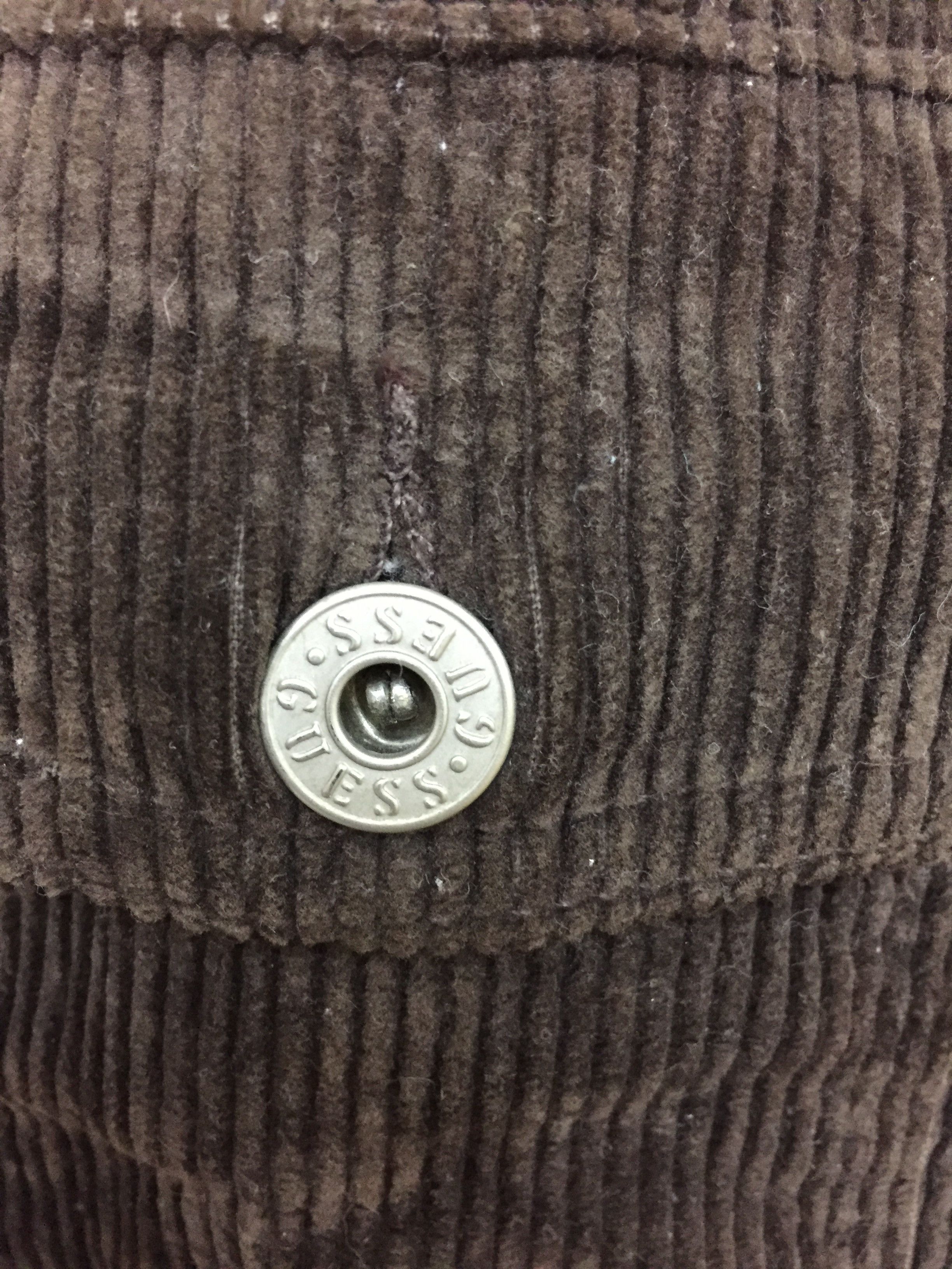 Guess × Vintage 90's GUESS Zipper Corduroy jacket Size US L / EU 52-54 / 3 - 6 Thumbnail