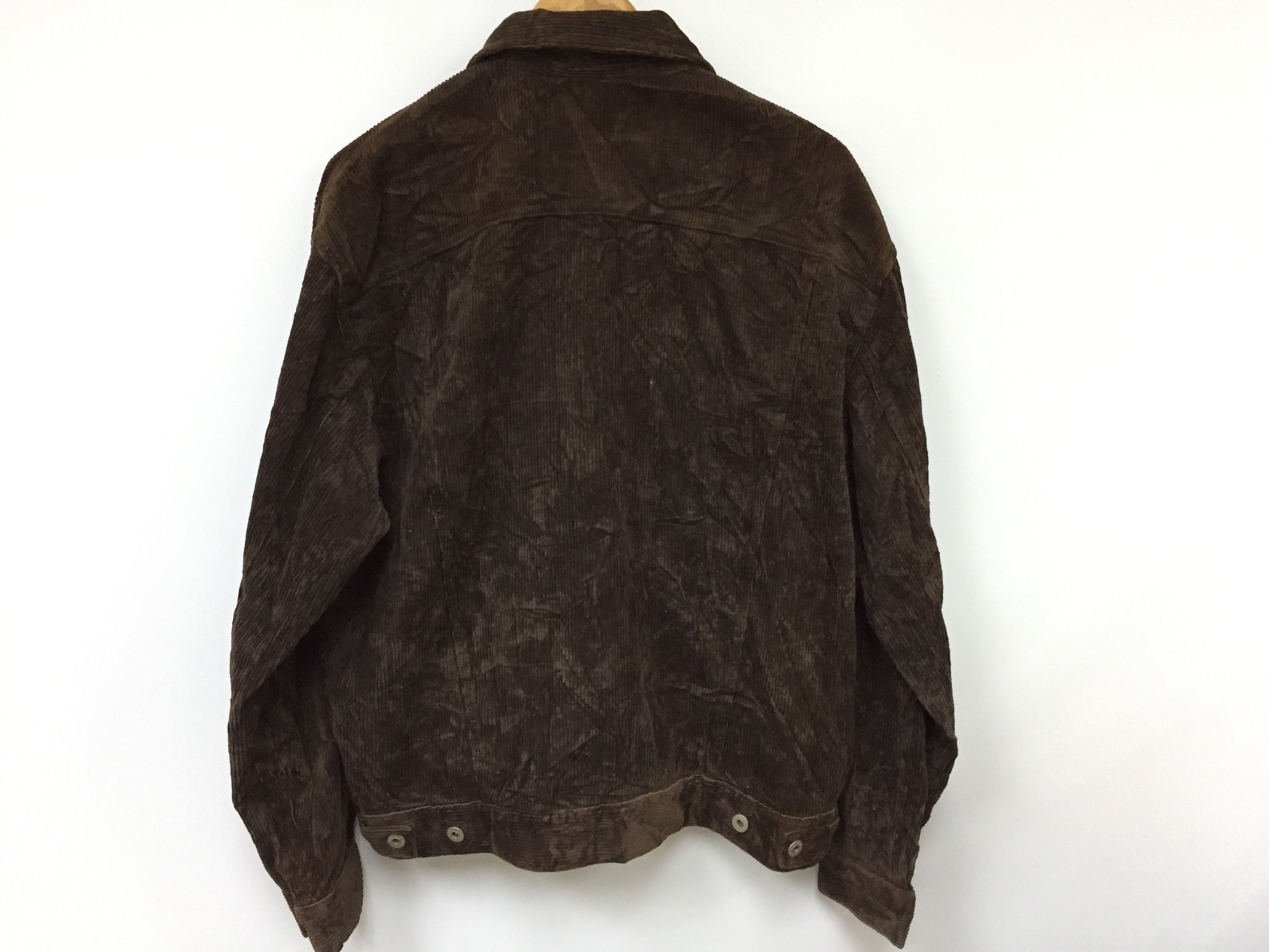 Guess × Vintage 90's GUESS Zipper Corduroy jacket Size US L / EU 52-54 / 3 - 7 Thumbnail