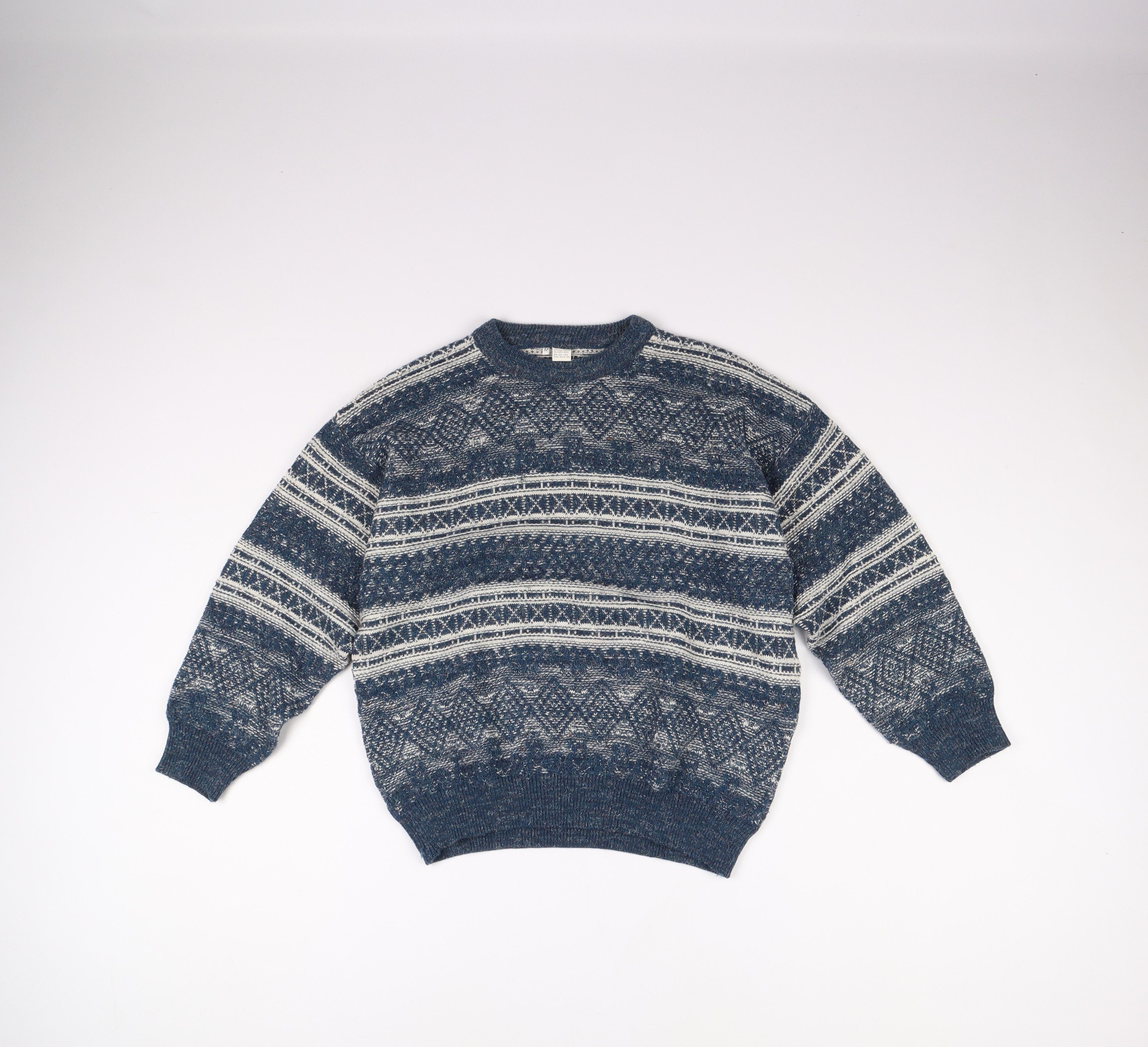 Vintage Coloured Cable Knit Sweater