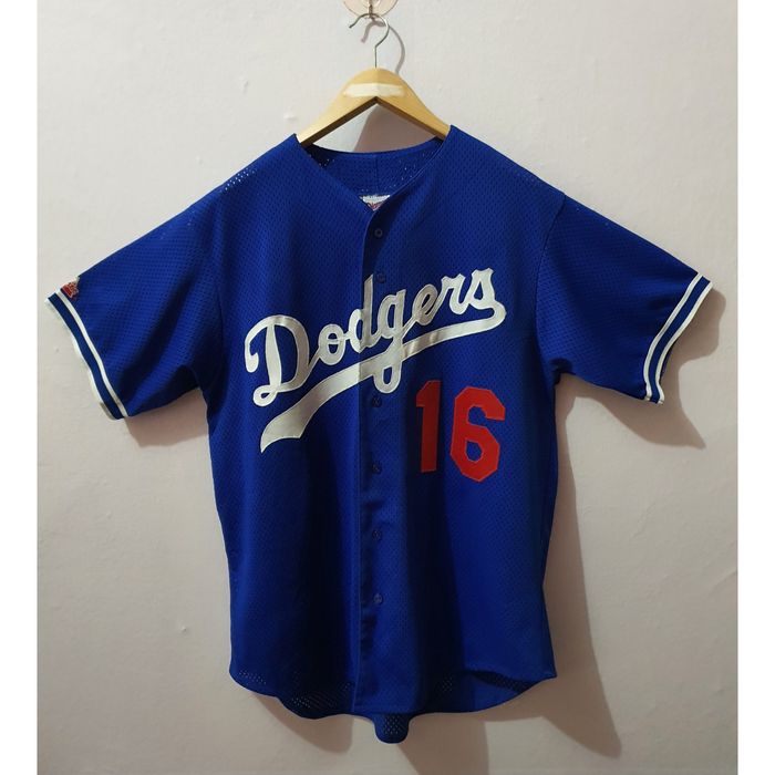 世界的に LA HASHTAG DODGERS ベースボールシャツ majestic製 メンズ