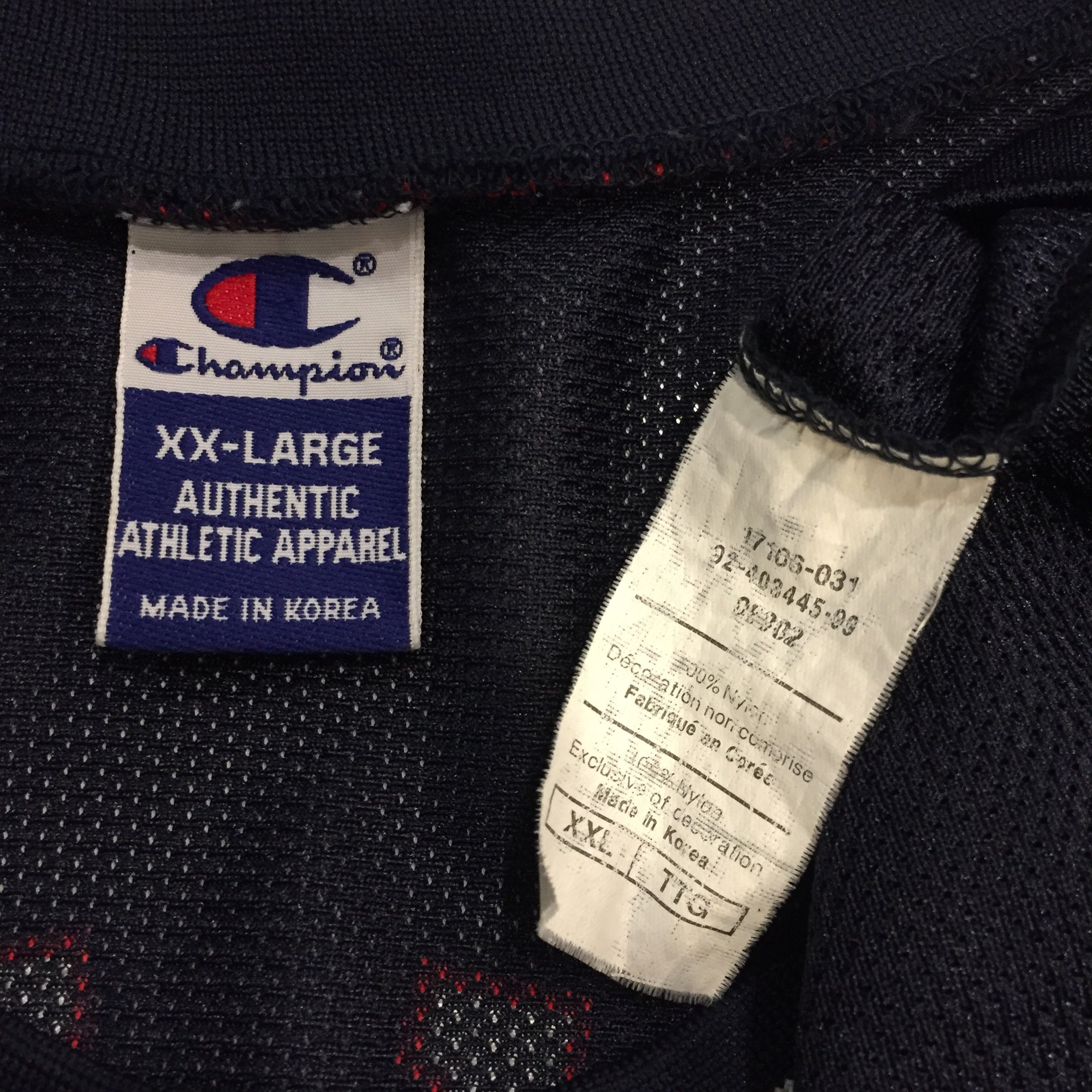 Champion VINTAGE 90s CHAMPION JASON KIDD NETS TEAM NBA JERSEY Size US XXL / EU 58 / 5 - 5 Thumbnail