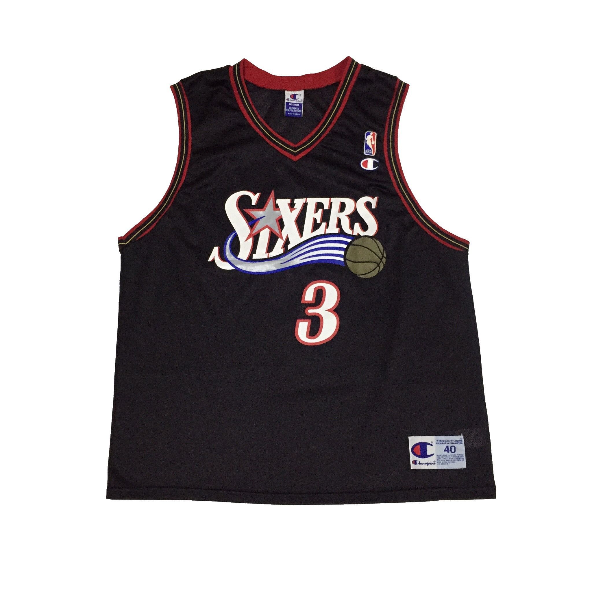 Gear for Sports VINTAGE 90s CHAMPION ALLEN IVERSON 76ERS NBA JERSEY Size US M / EU 48-50 / 2 - 1 Thumbnail