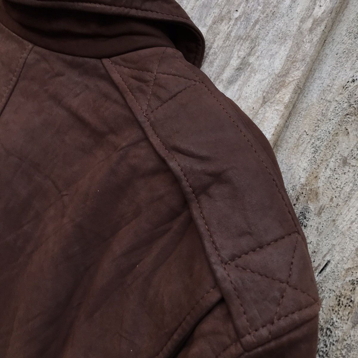Vintage Vintage Milenti Bomber Leather Jacket Size US L / EU 52-54 / 3 - 13 Thumbnail