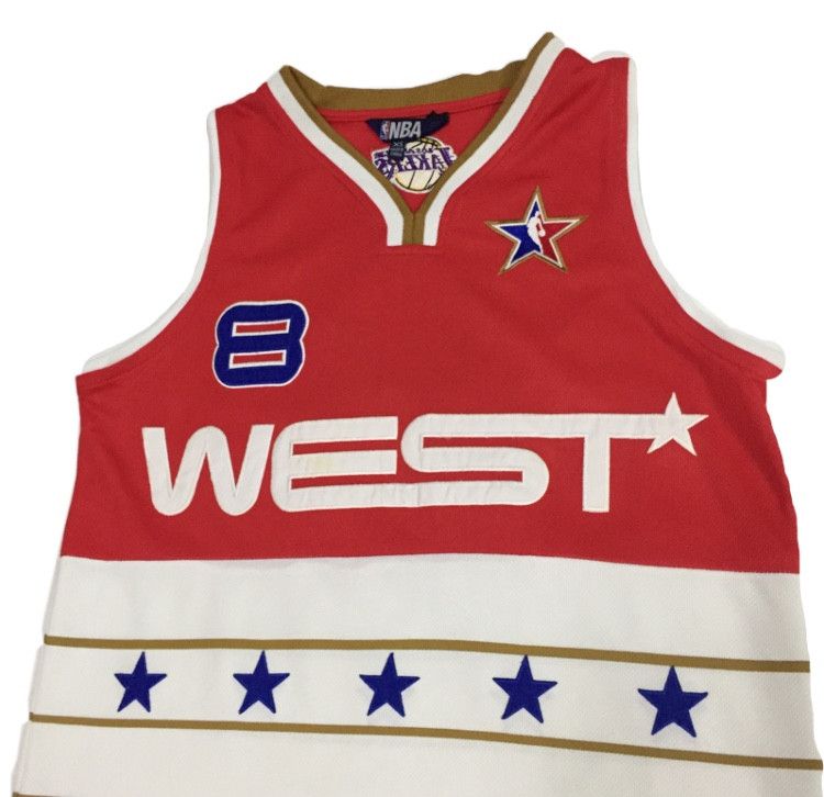 NBA RARE VINTAGE KOBE BRYANT ALL STAR GAME WEST NBA JERSEY Size US XS / EU 42 / 0 - 3 Thumbnail