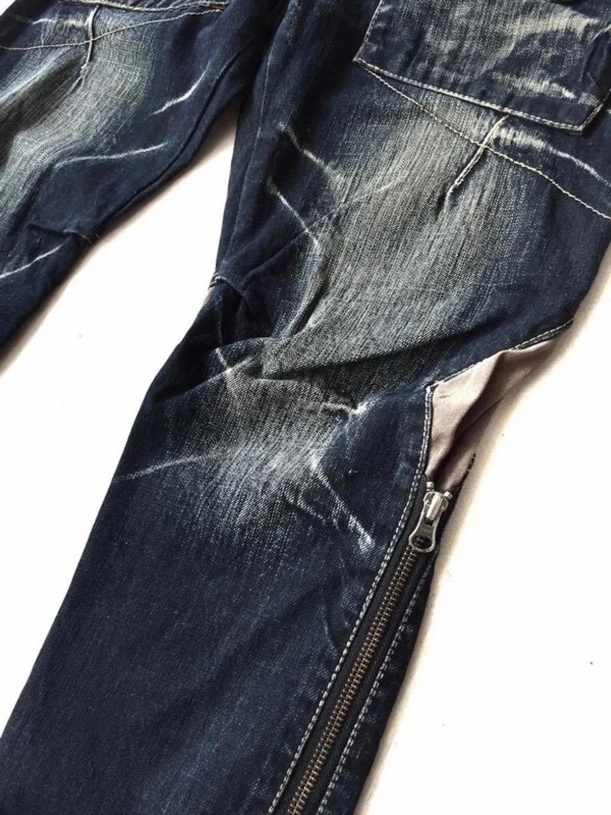 If Six Was Nine 💥 Ppfm Parachute Punk Zipp Denim Size US 31 - 9 Thumbnail