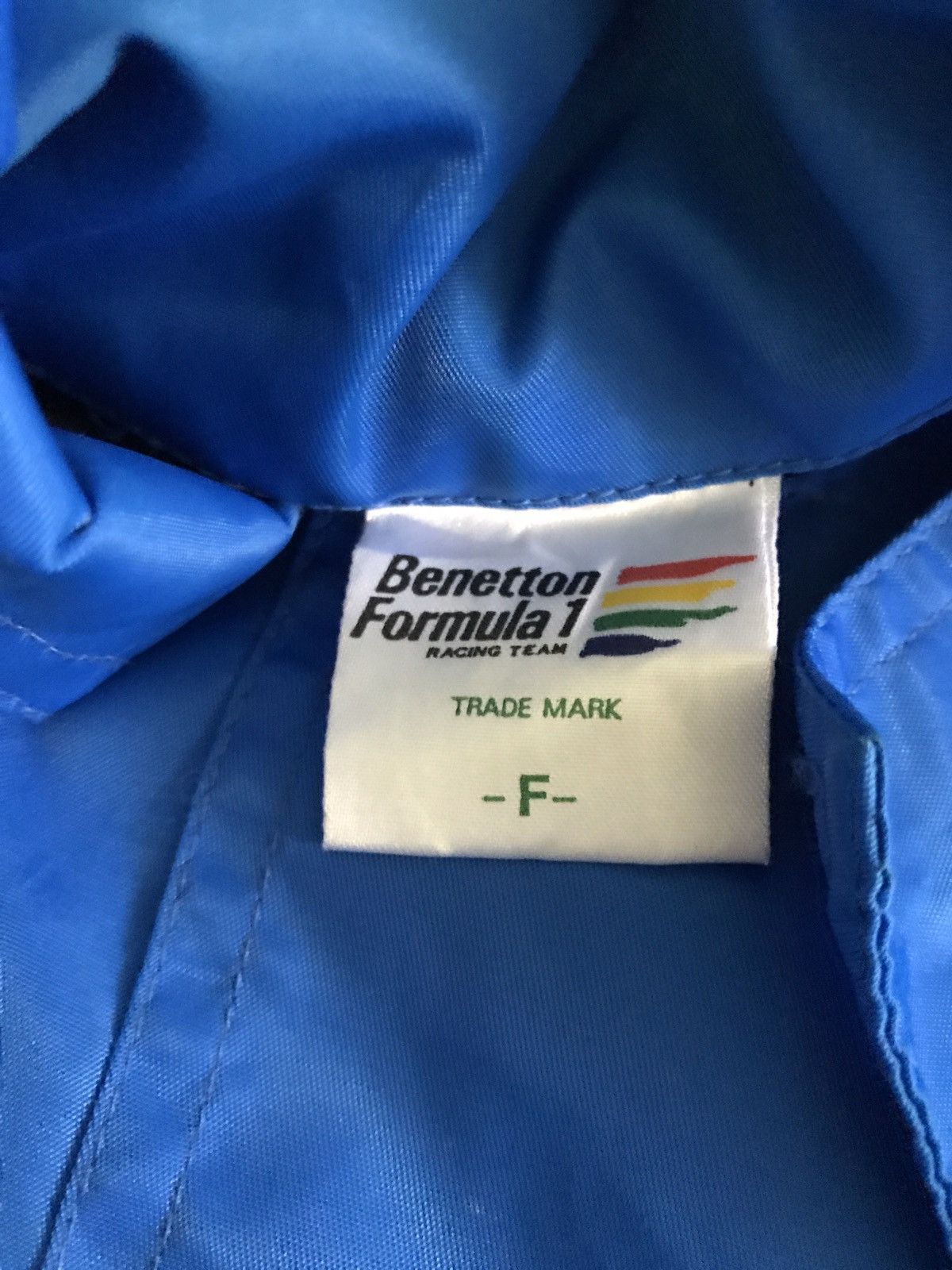 United Colors Of Benetton BENETTON FORMULA 1 RACING TEAM WINBREAKER JACKET Size US M / EU 48-50 / 2 - 5 Thumbnail