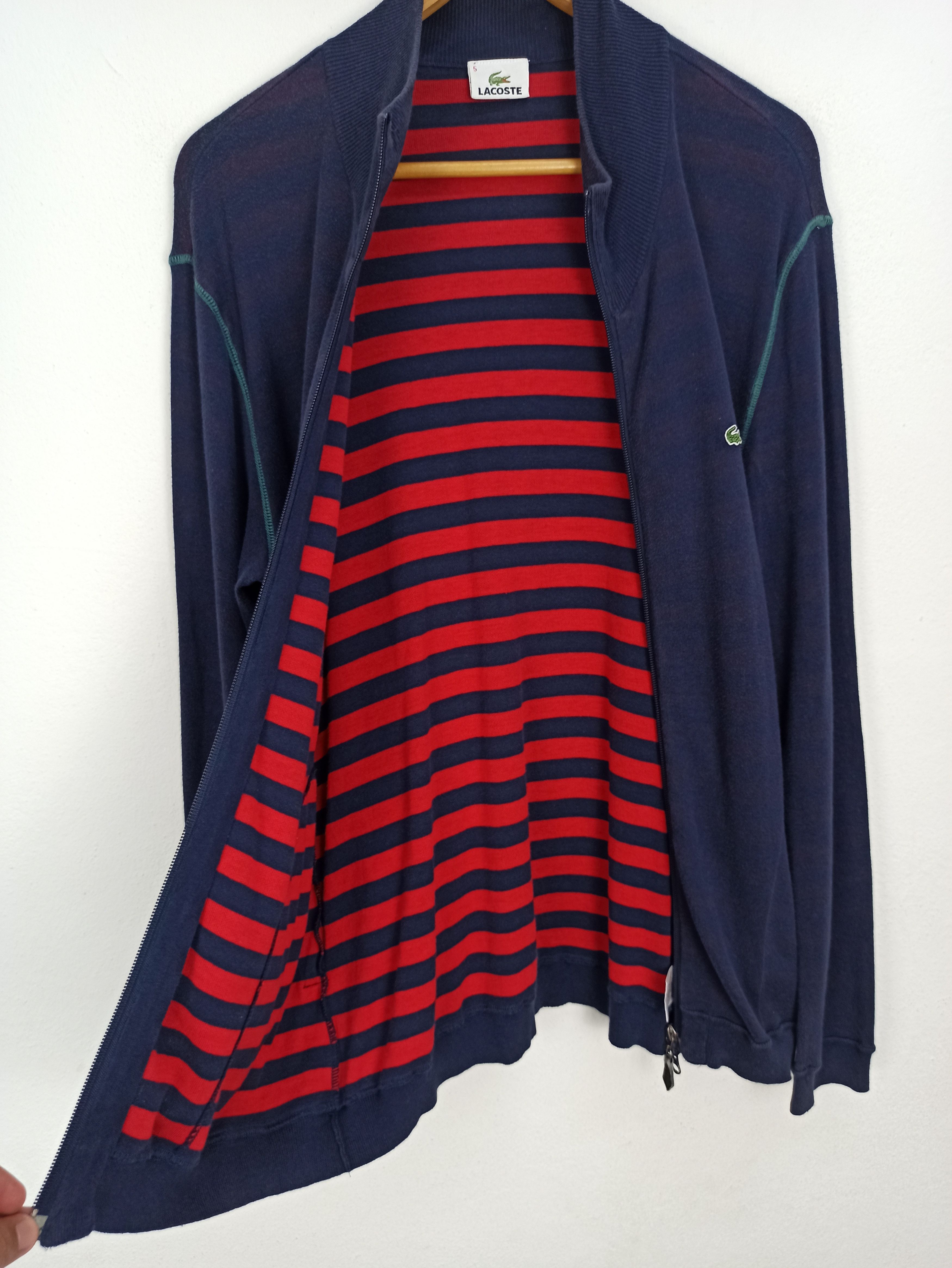 Lacoste 🔥Vintage🔥 Lacoste Sweater Full Zipper Nice Design Size US M / EU 48-50 / 2 - 3 Thumbnail