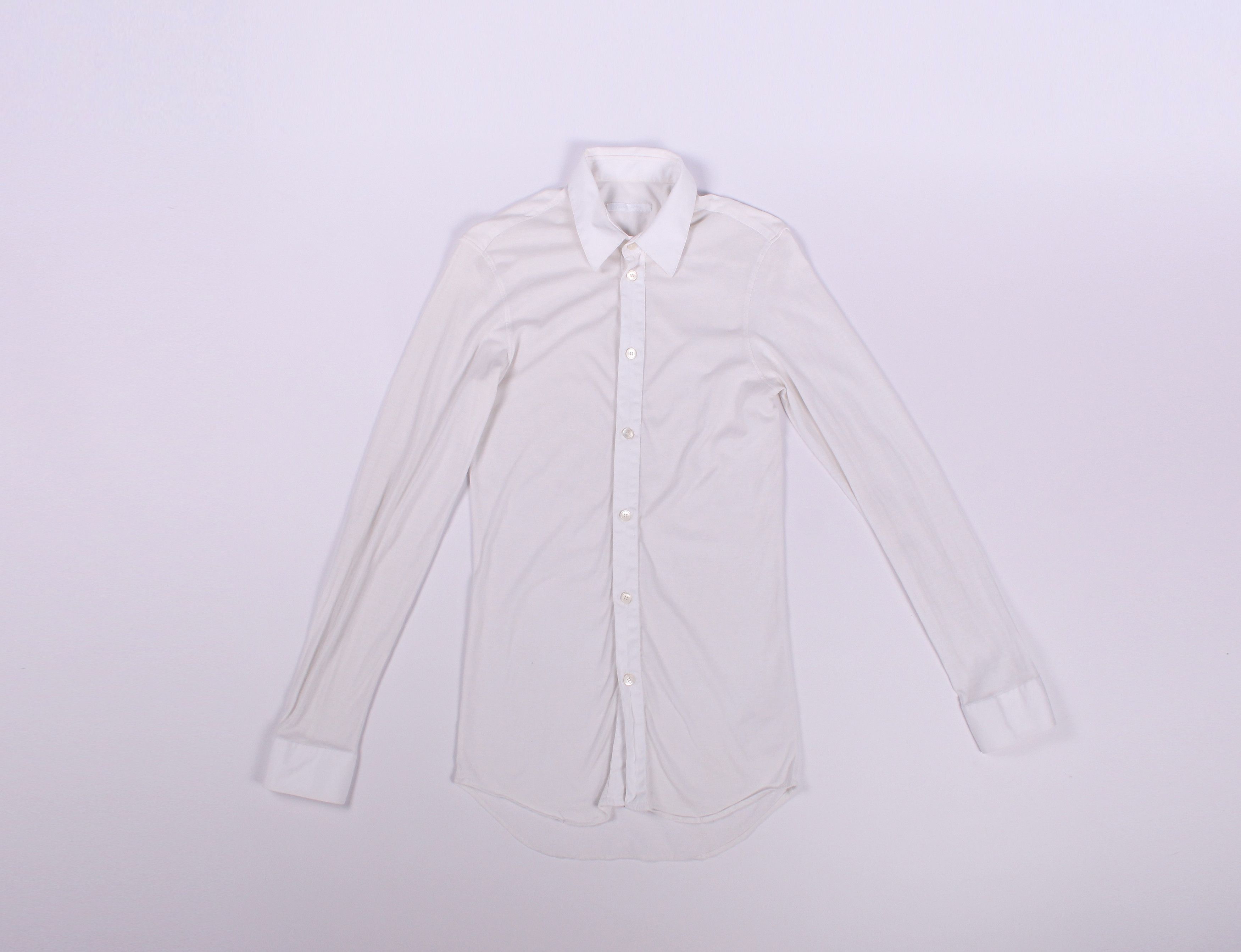 Helmut Lang Archive 90's Helmut Lang Slim Fit Soft Shirt Size US S / EU 44-46 / 1 - 1 Thumbnail