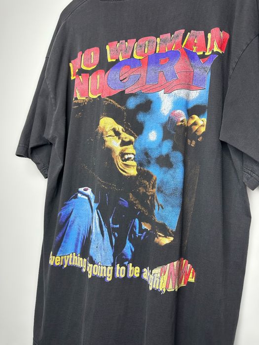 Bob Marley Vintage Bootleg Rap Tee “No Woman No Cry”