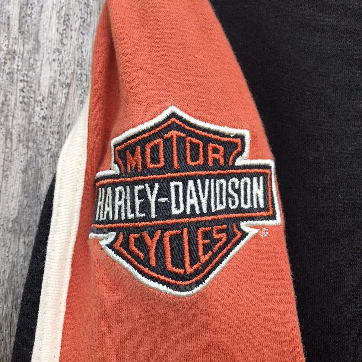 Harley Davidson × Vintage Vintage Harley Davidson Zip Up Sweatshirt Jacket Big Logo Size M / US 6-8 / IT 42-44 - 6 Thumbnail