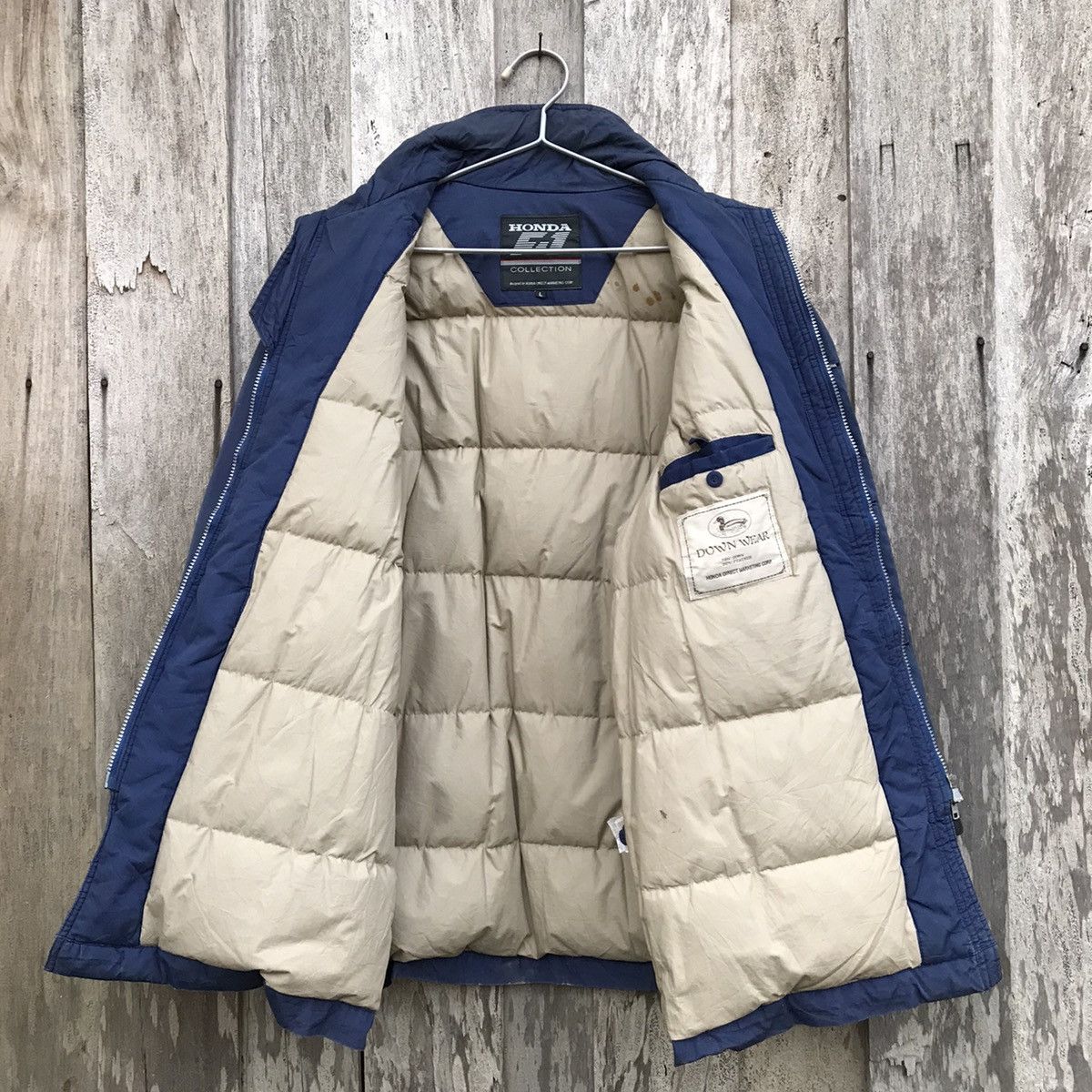 Honda × Vintage Vintage Honda F1 Collection Workwear Puffer Jacket Size US L / EU 52-54 / 3 - 11 Thumbnail