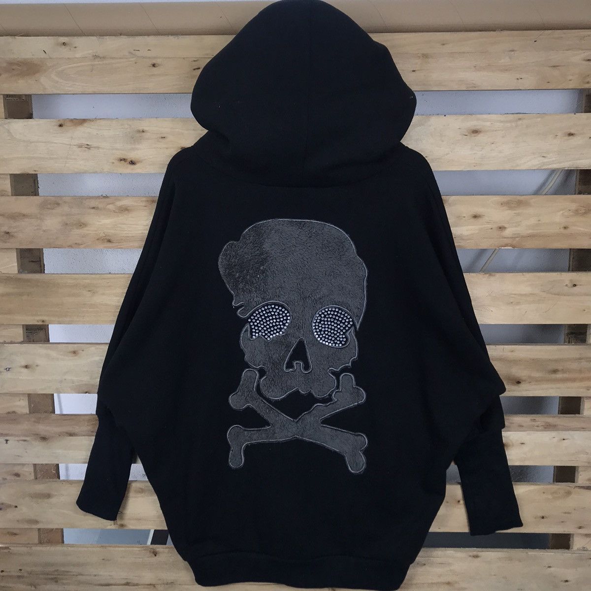 Japanese Brand × Seditionaries Vintage Skull Hoodie Big Logo Size XXL / US 16-18 / IT 52-54 - 1 Thumbnail