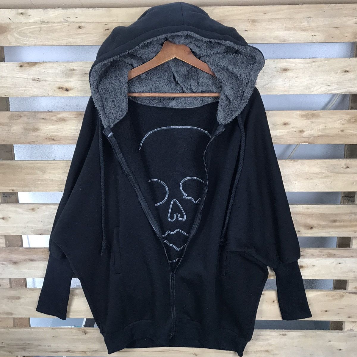 Japanese Brand × Seditionaries Vintage Skull Hoodie Big Logo Size XXL / US 16-18 / IT 52-54 - 6 Thumbnail