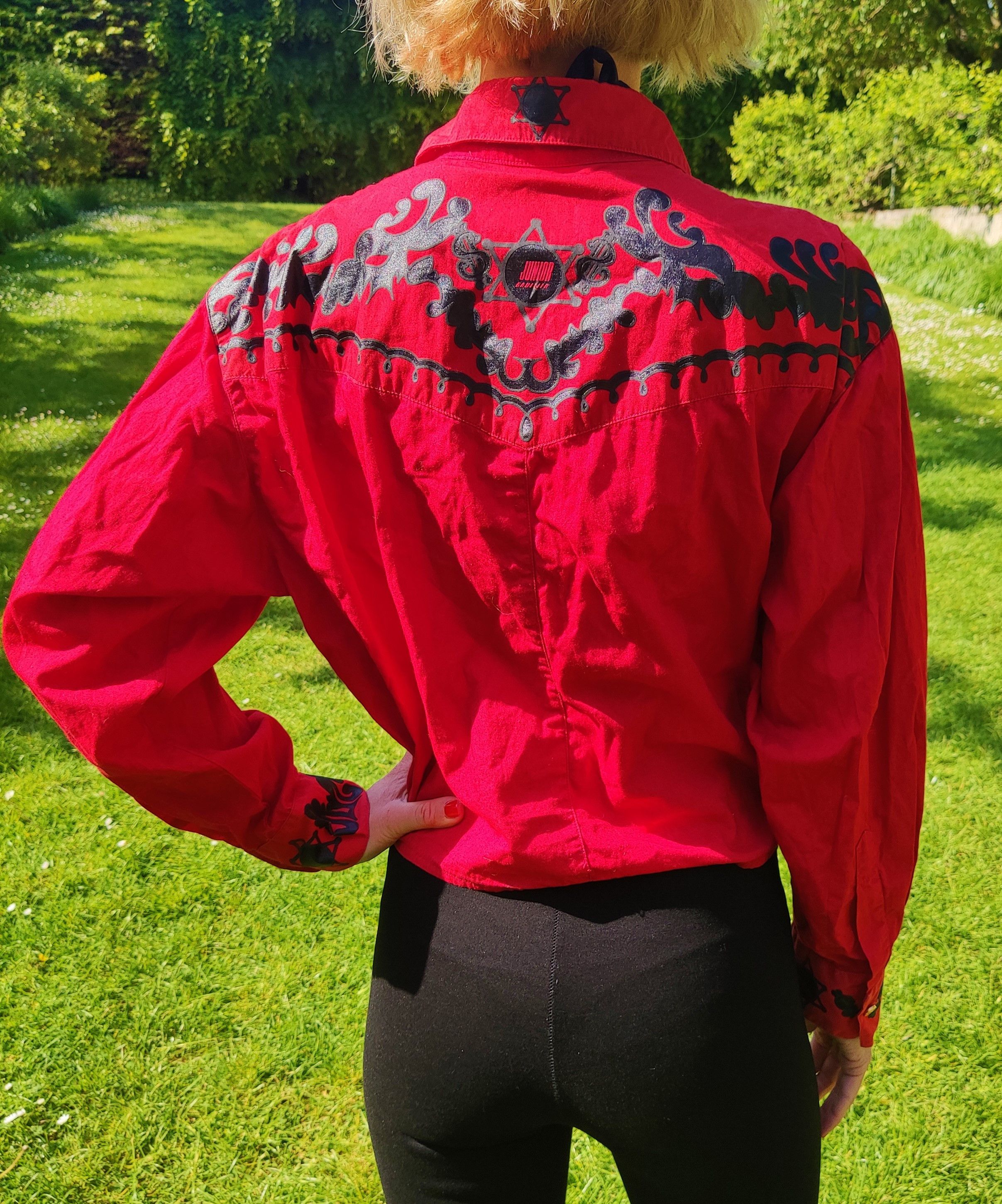 Jean Paul Gaultier Jean Paul Gaultier Western Dollar Money Cowboy Shirt Size US S / EU 44-46 / 1 - 9 Thumbnail