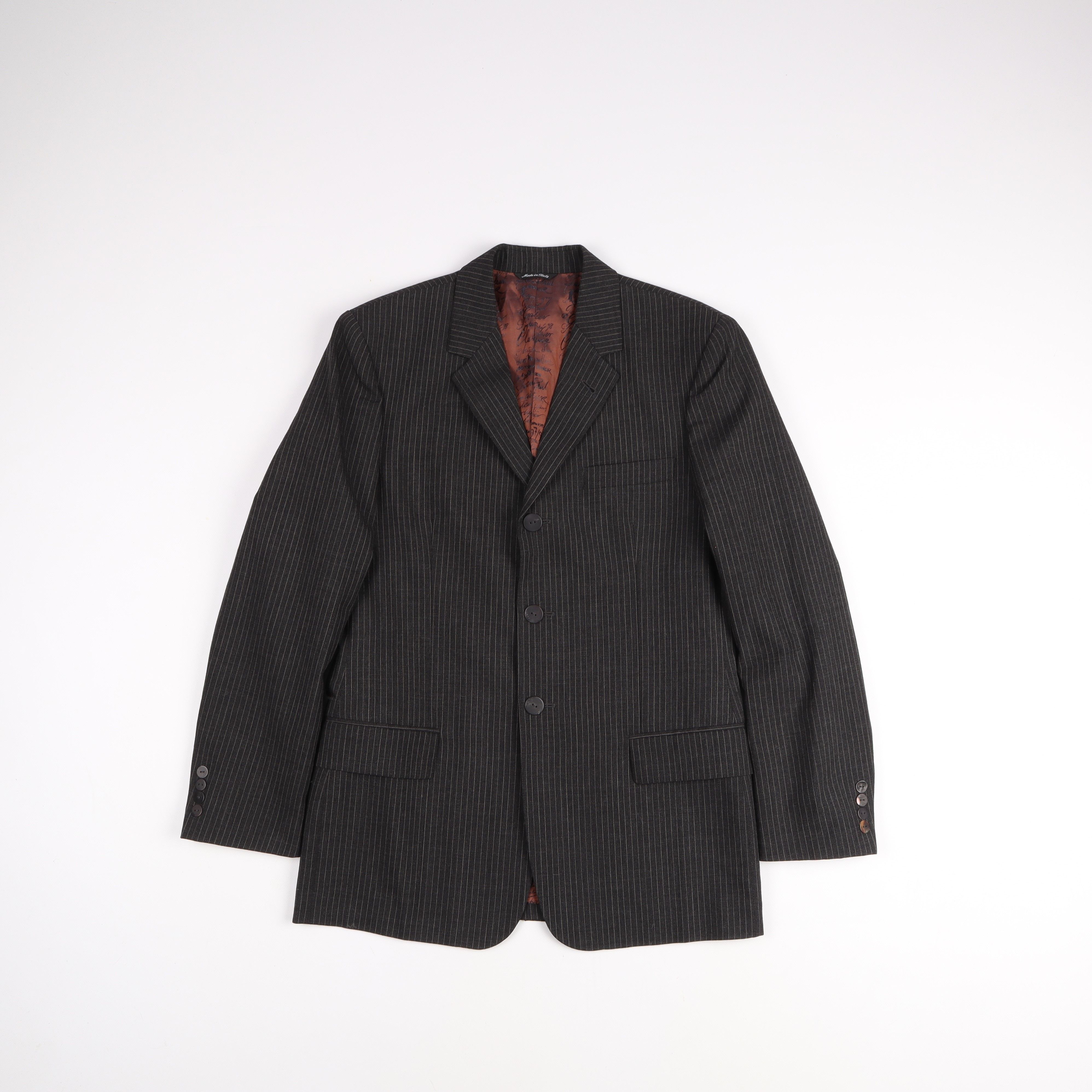 Jean Paul Gaultier Jean Paul Gaultier Striped Wool Blazer Size 40R - 1 Thumbnail