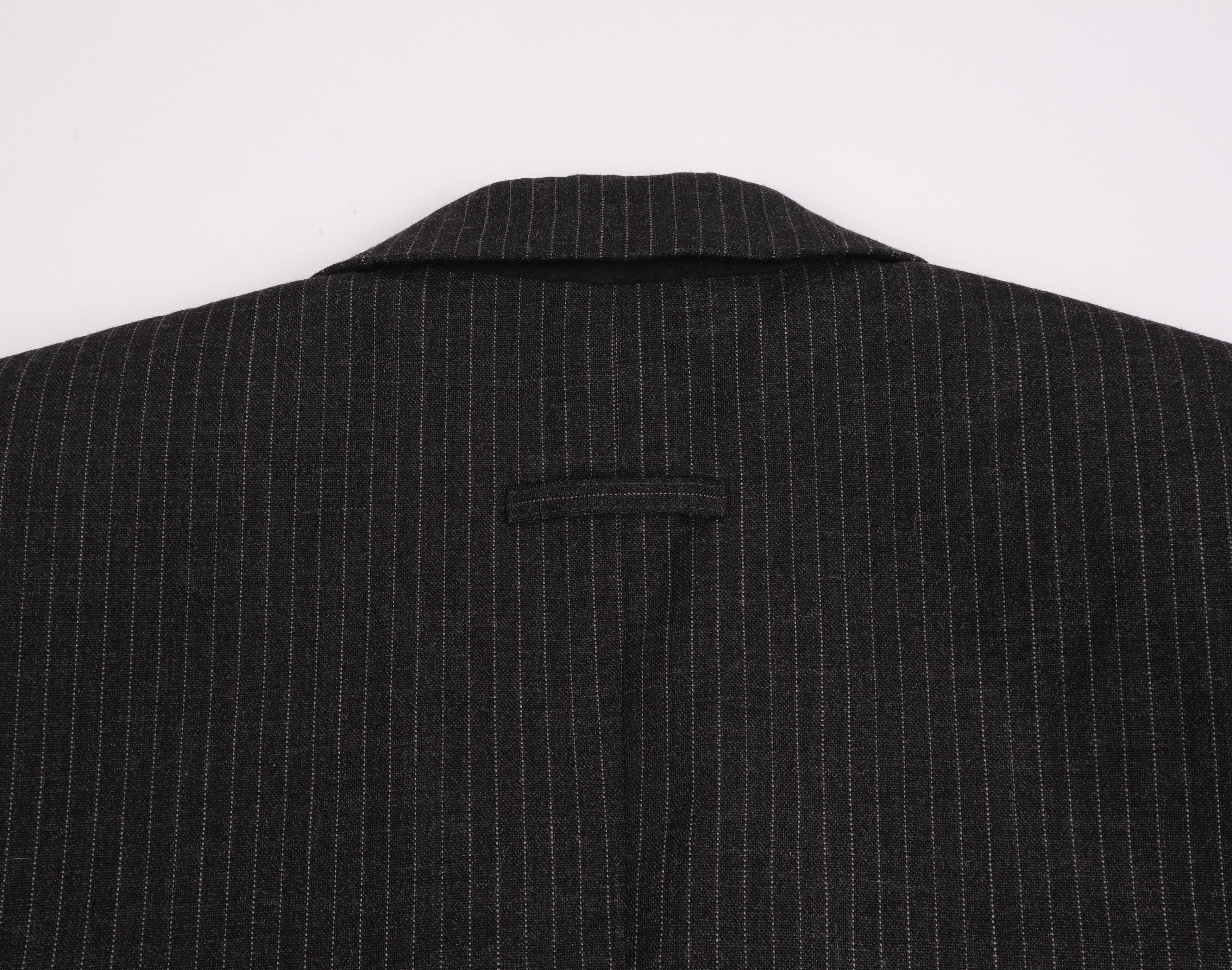 Jean Paul Gaultier Jean Paul Gaultier Striped Wool Blazer Size 40R - 10 Thumbnail