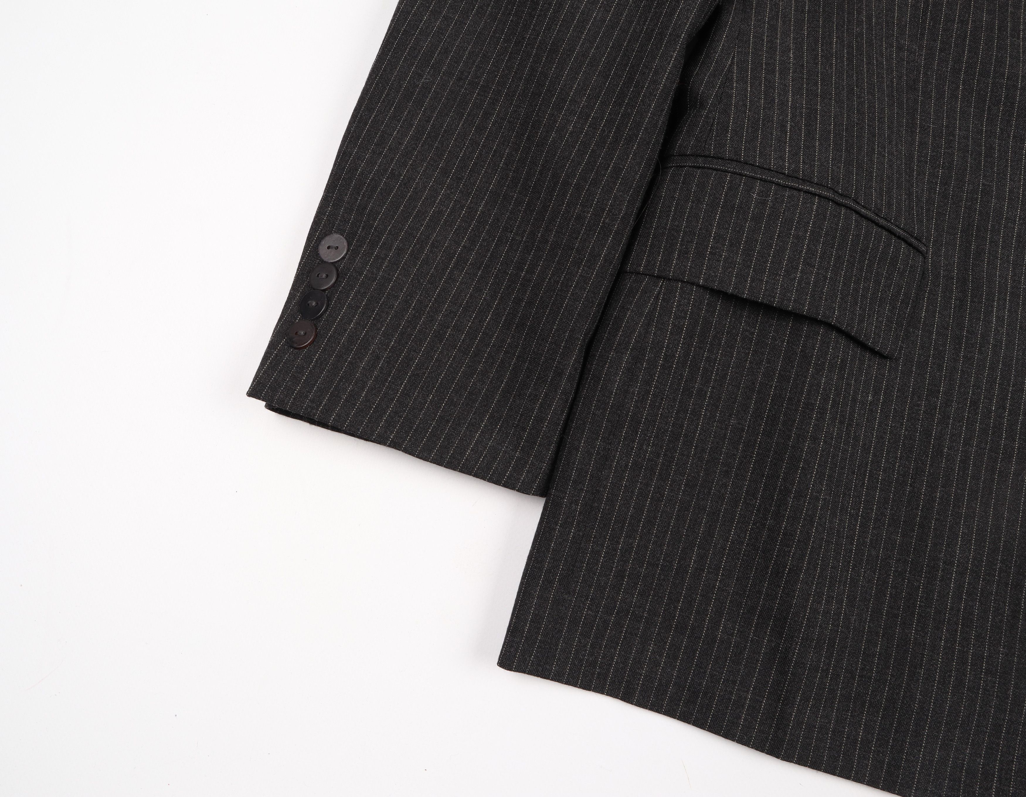Jean Paul Gaultier Jean Paul Gaultier Striped Wool Blazer Size 40R - 3 Thumbnail
