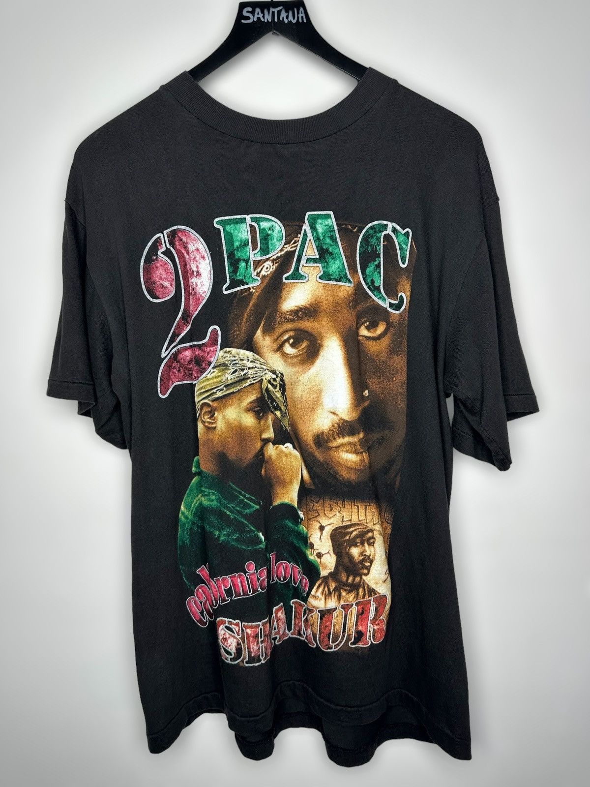 Vintage 90s Vintage Bootleg Tupac 2Pac I Ain't Mad At Cha Rap Tee ...