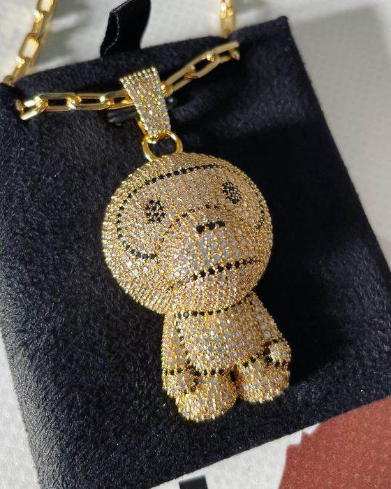 Bape BAPE MILO CRYSTAL STONE NECKLACE | Grailed