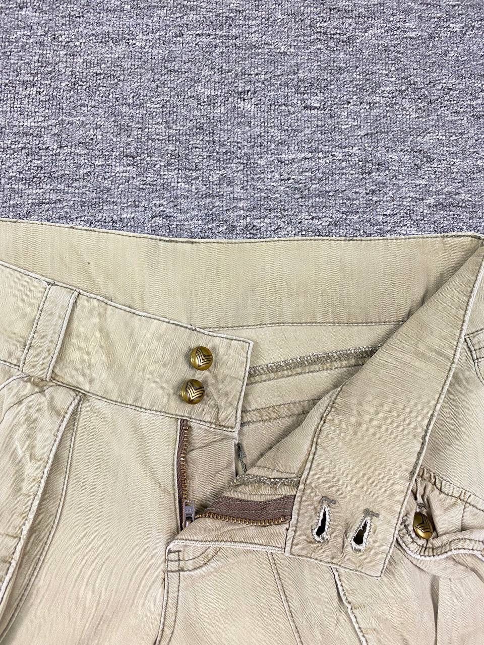Japanese Brand Mousssy By Japanese Brand Bondage Parachute Cargo Pant Flare Size 33" - 7 Thumbnail