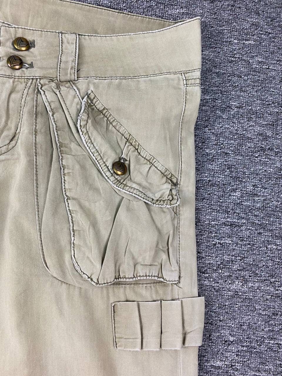 Japanese Brand Mousssy By Japanese Brand Bondage Parachute Cargo Pant Flare Size 33" - 10 Thumbnail