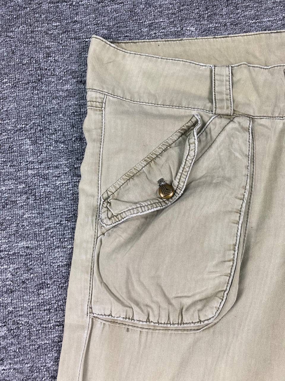 Japanese Brand Mousssy By Japanese Brand Bondage Parachute Cargo Pant Flare Size 33" - 11 Thumbnail